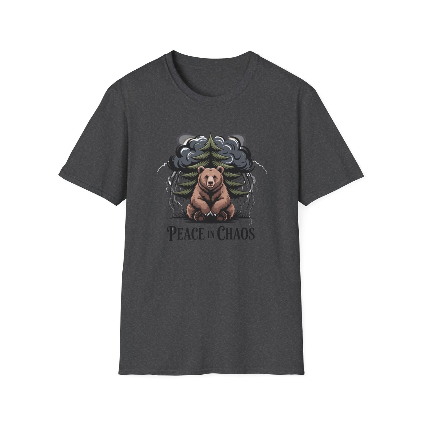 "Peace in Chaos" Grizzly Bear Graphic Tee