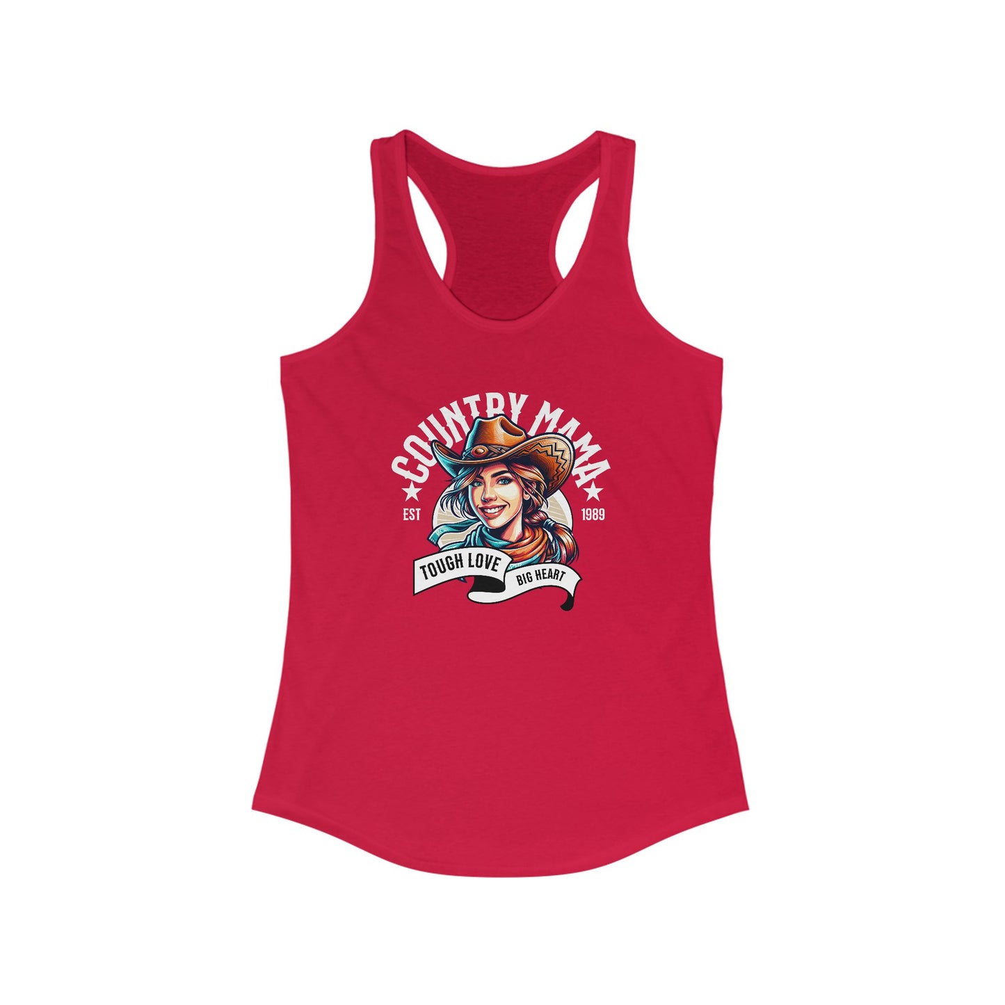 Country Mama Tough Love Racerback Tank Top
