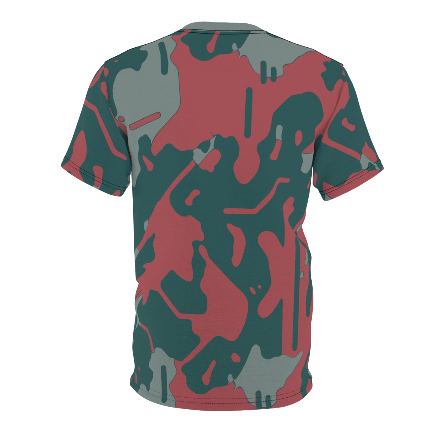 Crimson Digi Camouflage Stoic Mammal Lifestyle Apparel Tee