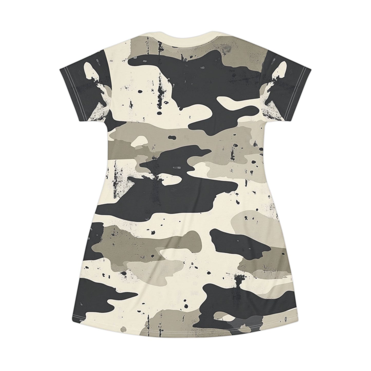 Sunkissed Camo T-Shirt Dress – Stoic Mammal Beachwear for Sunbathing & Summer Relaxation