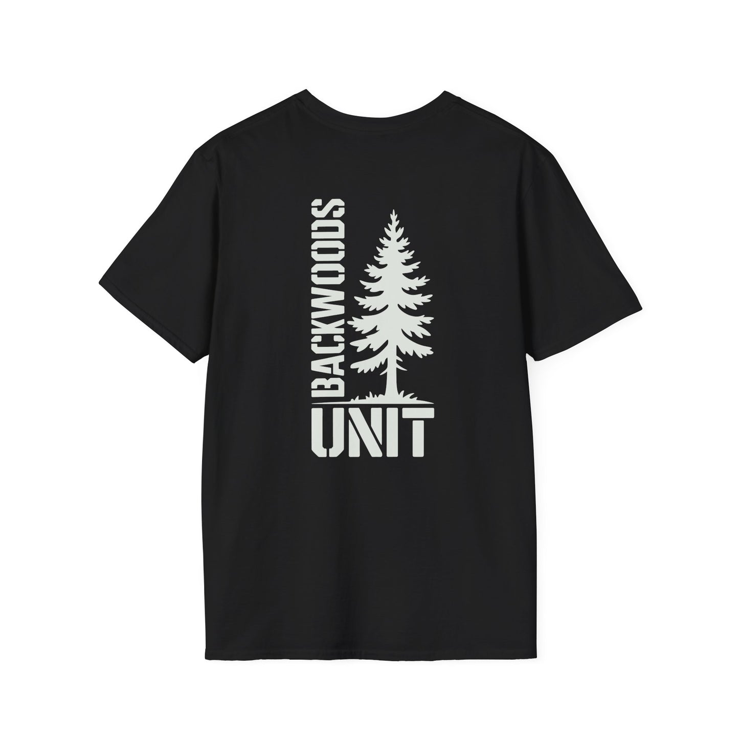Backwoods Unit T-Shirt Front and Back