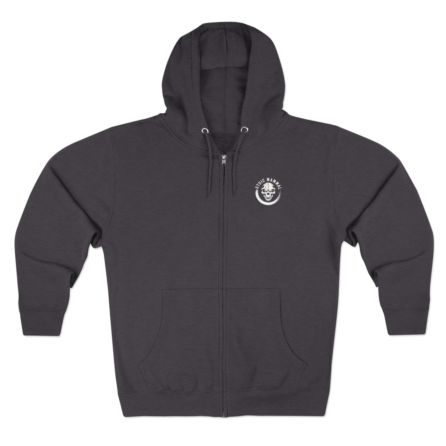 Brave the Night Hoodie, Unisex Zip Front Sweatshirt