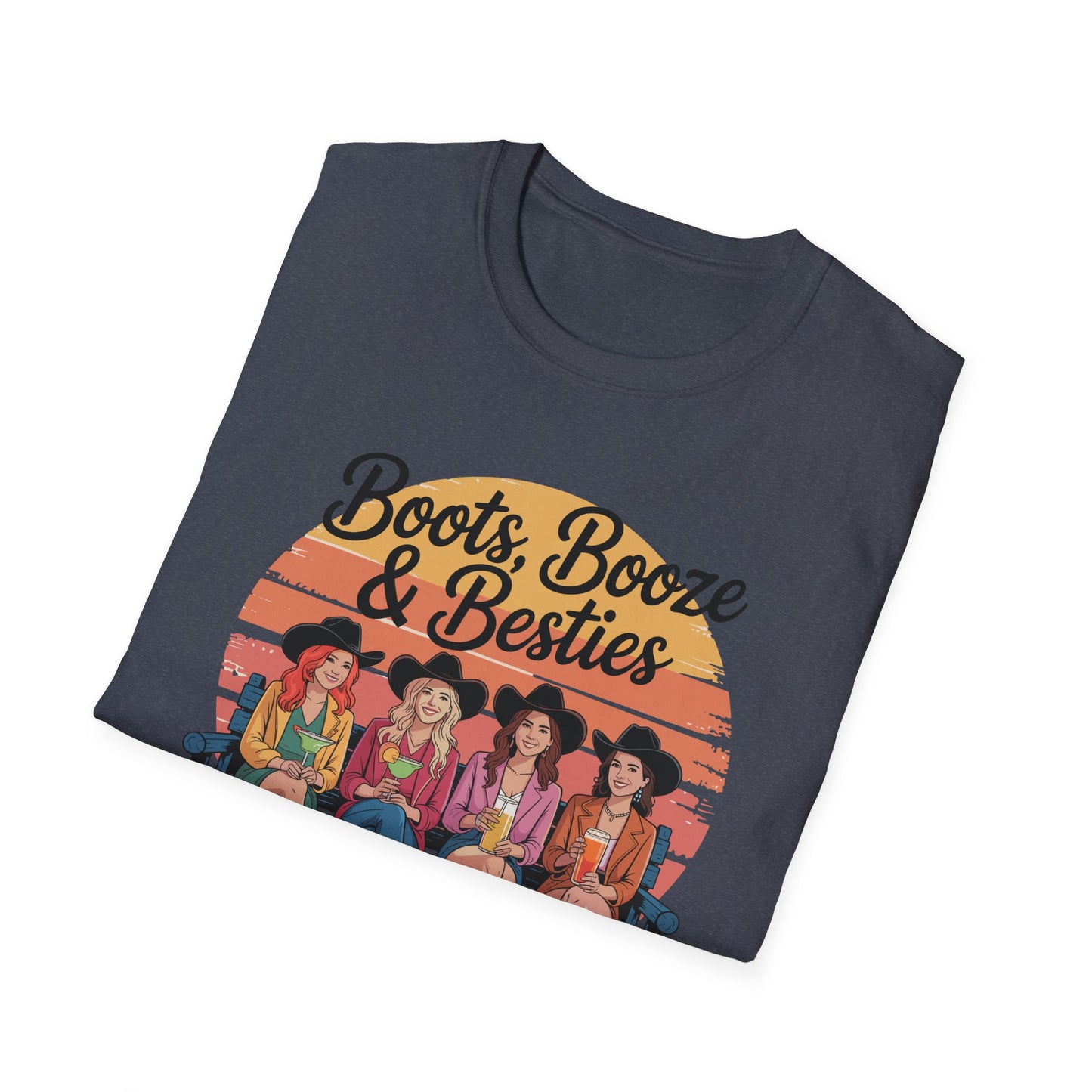 Debbie's Girls Trip Unisex T-Shirt, Boots Booze & Besties Tee, Fun Group Vacation Shirt, Friendship Gift, Summer Travel Apparel