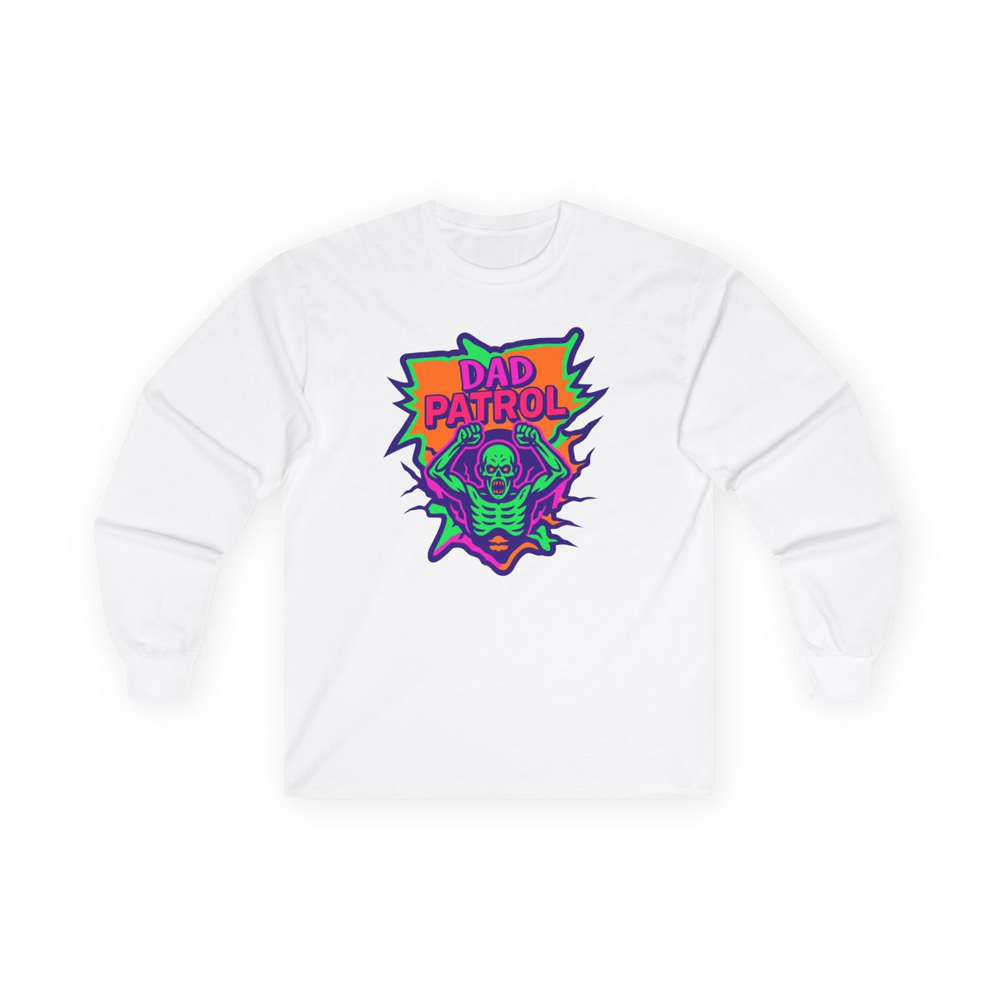 Halloween Dad Patrol Trick or Treat Zombie Graphic Tee