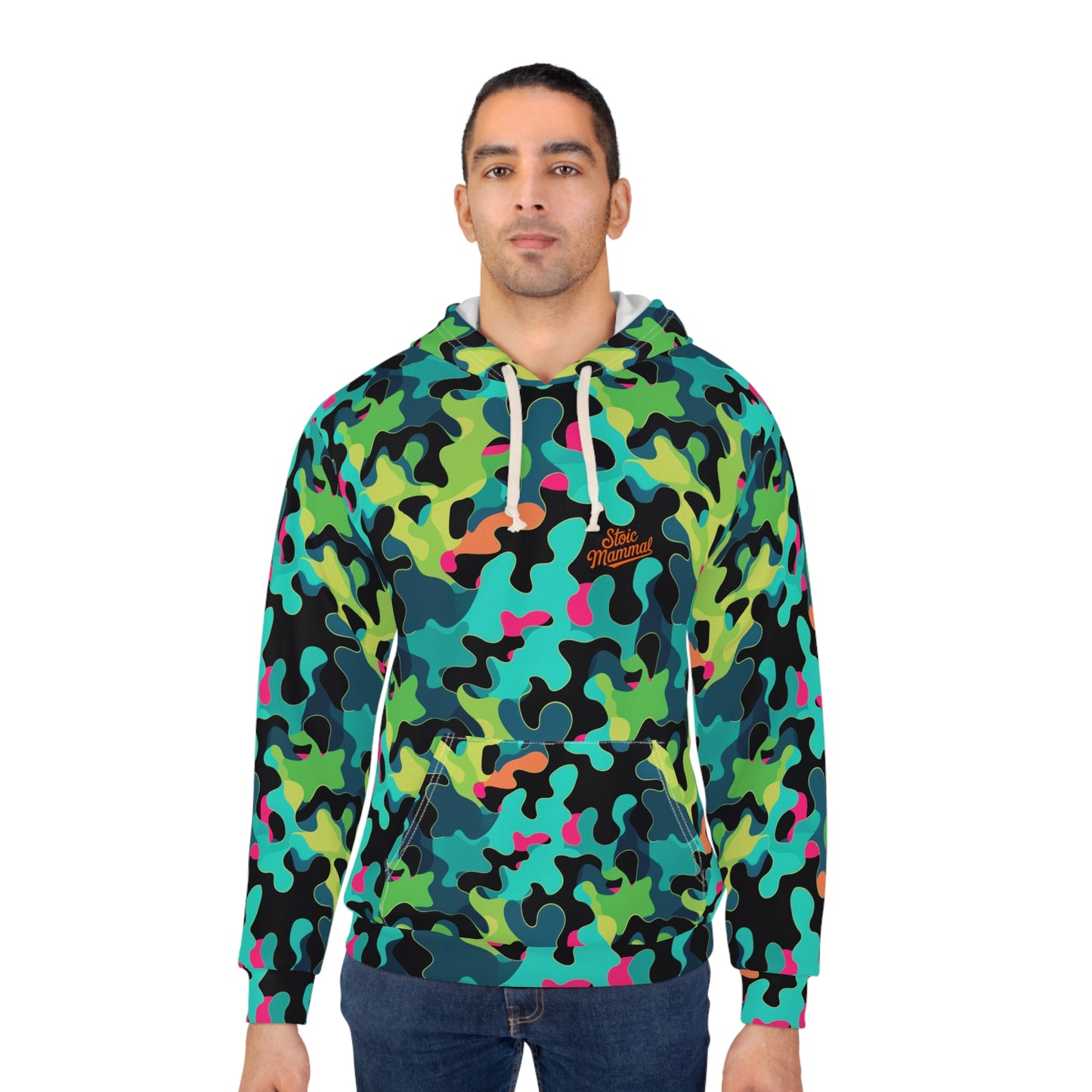 Toxic Jungle Digital Camo Stealth Tactical Unisex Pullover Hoodie