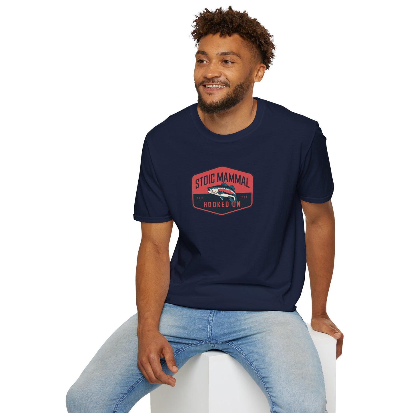 Hooked On Fishing Salmon T-Shirt