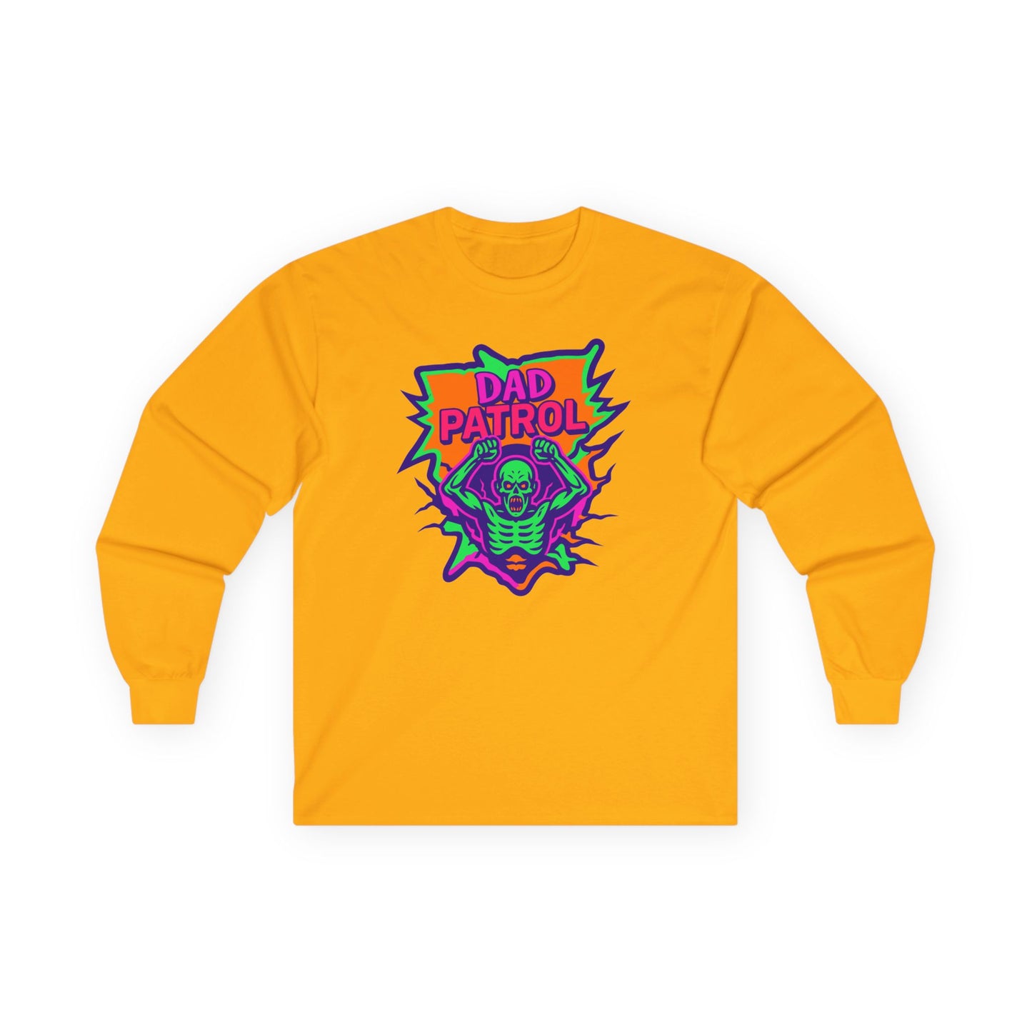 Halloween Dad Patrol Trick or Treat Zombie Graphic Tee