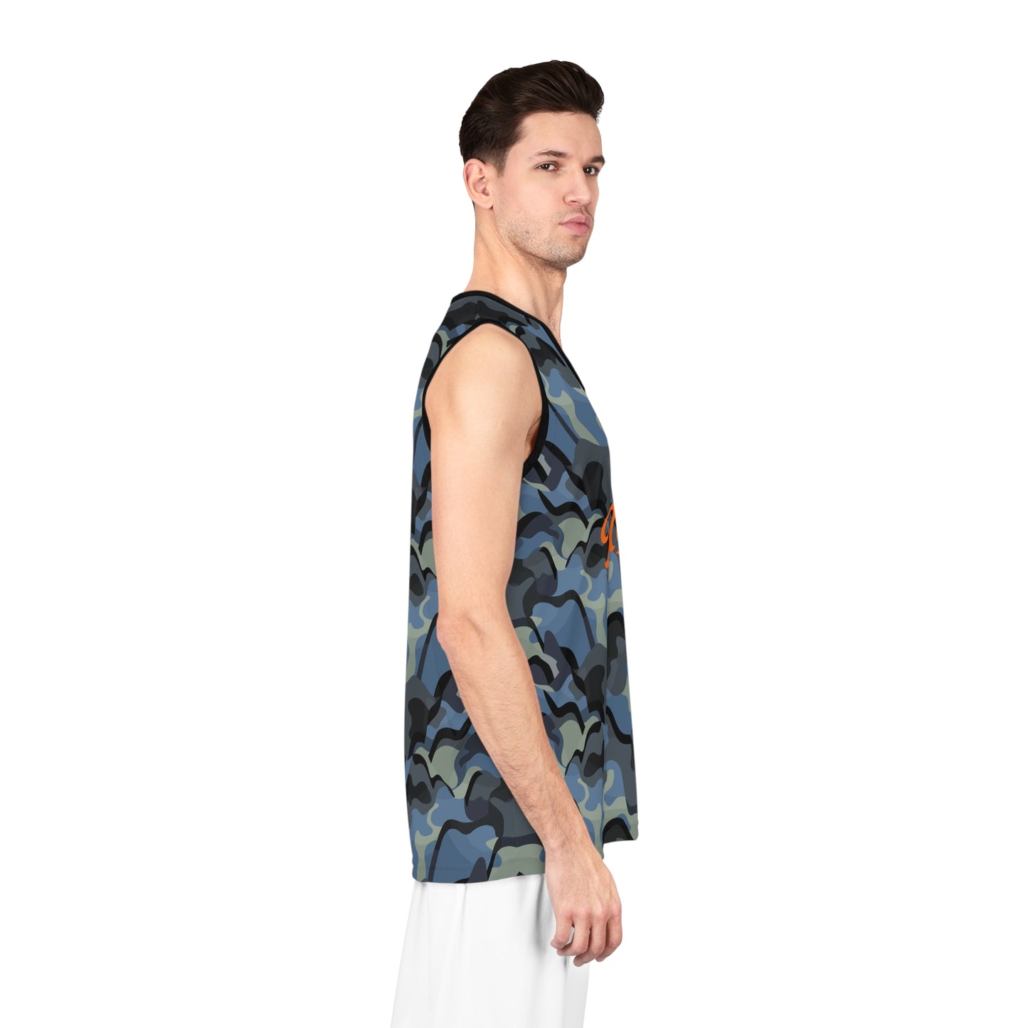 Midnight Phantom Camo Stoic Mammal Basketball Jersey