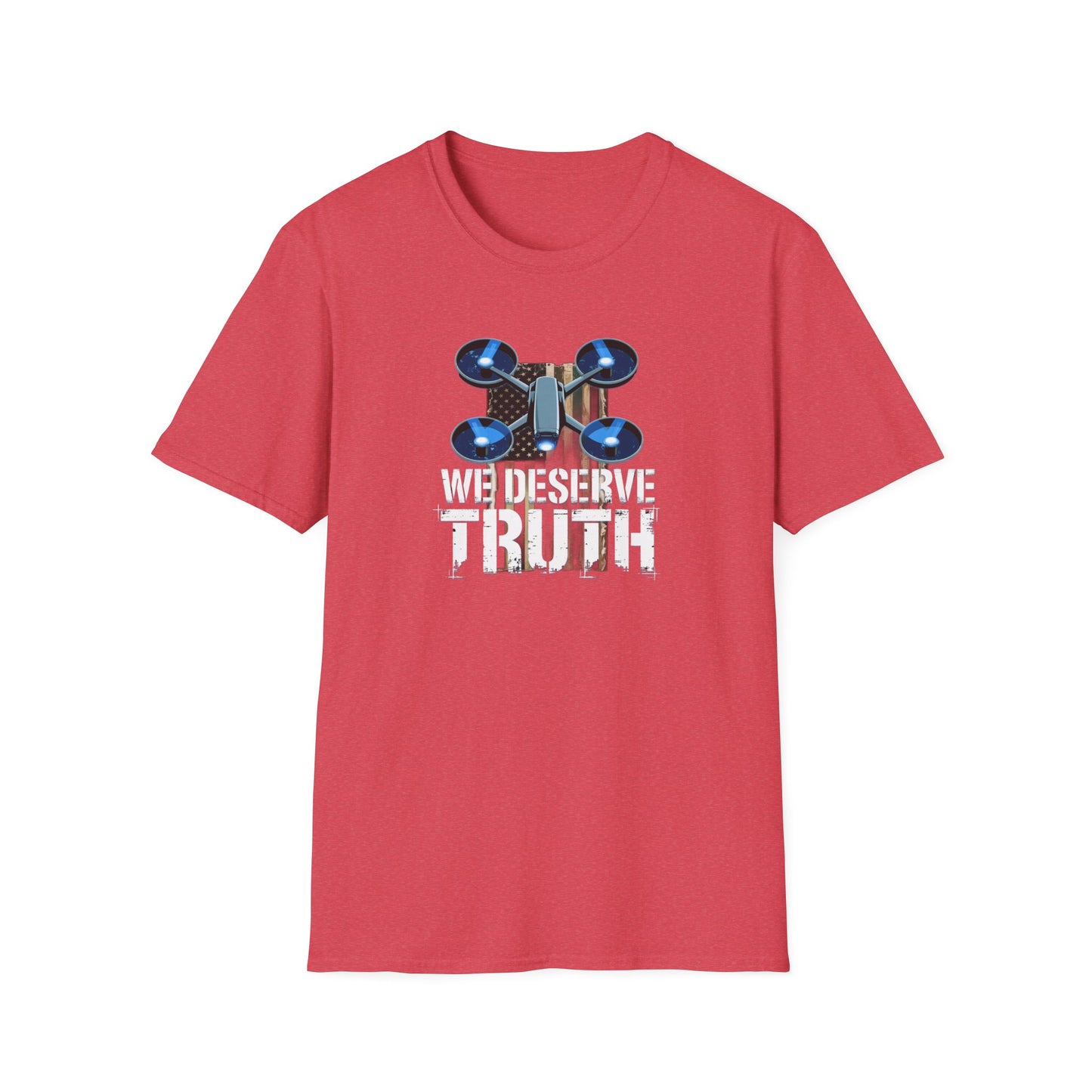 We Deserve Truth UAP Design Unisex Softstyle T-Shirt