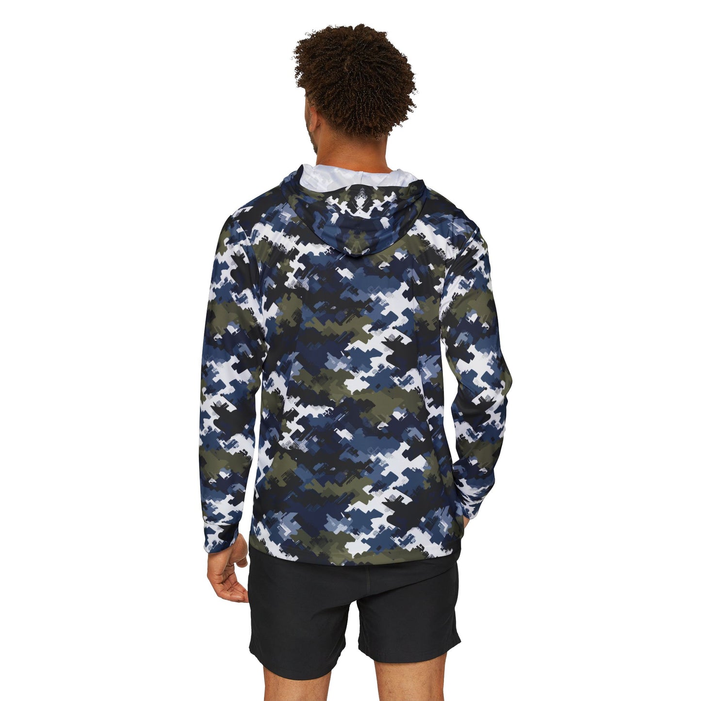 Digi Midnight Camo Collection Stealth-Inspired Tactical Men's Sports Warmup Hoodie