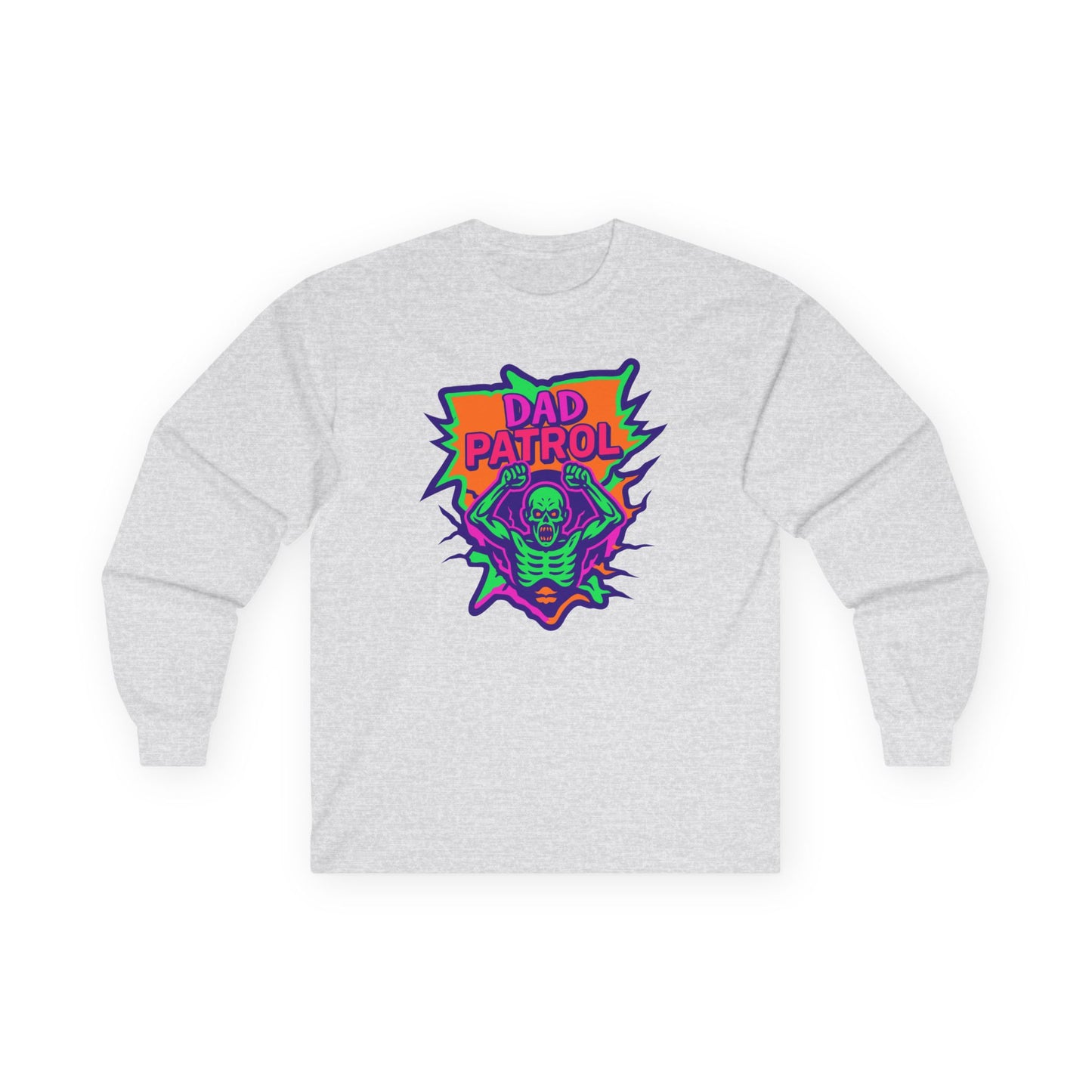 Halloween Dad Patrol Trick or Treat Zombie Graphic Tee