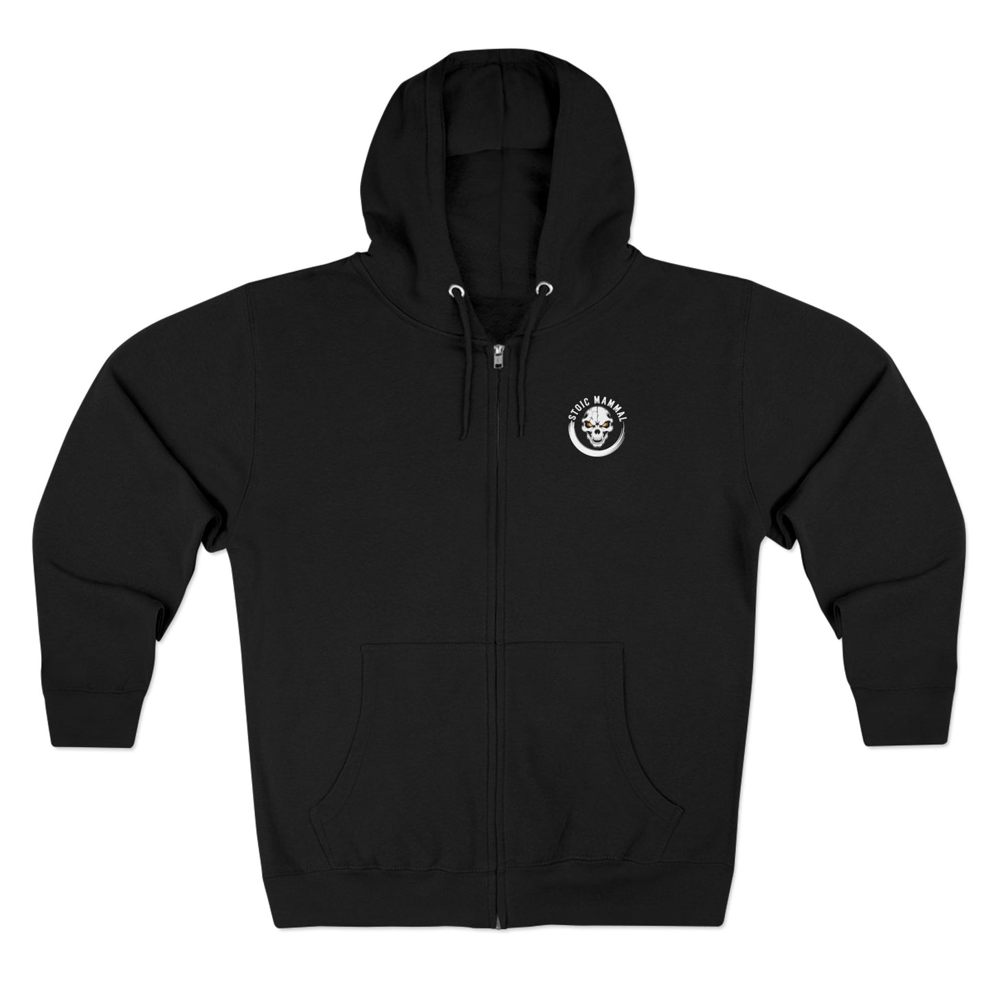 Brave the Night Hoodie, Unisex Zip Front Sweatshirt