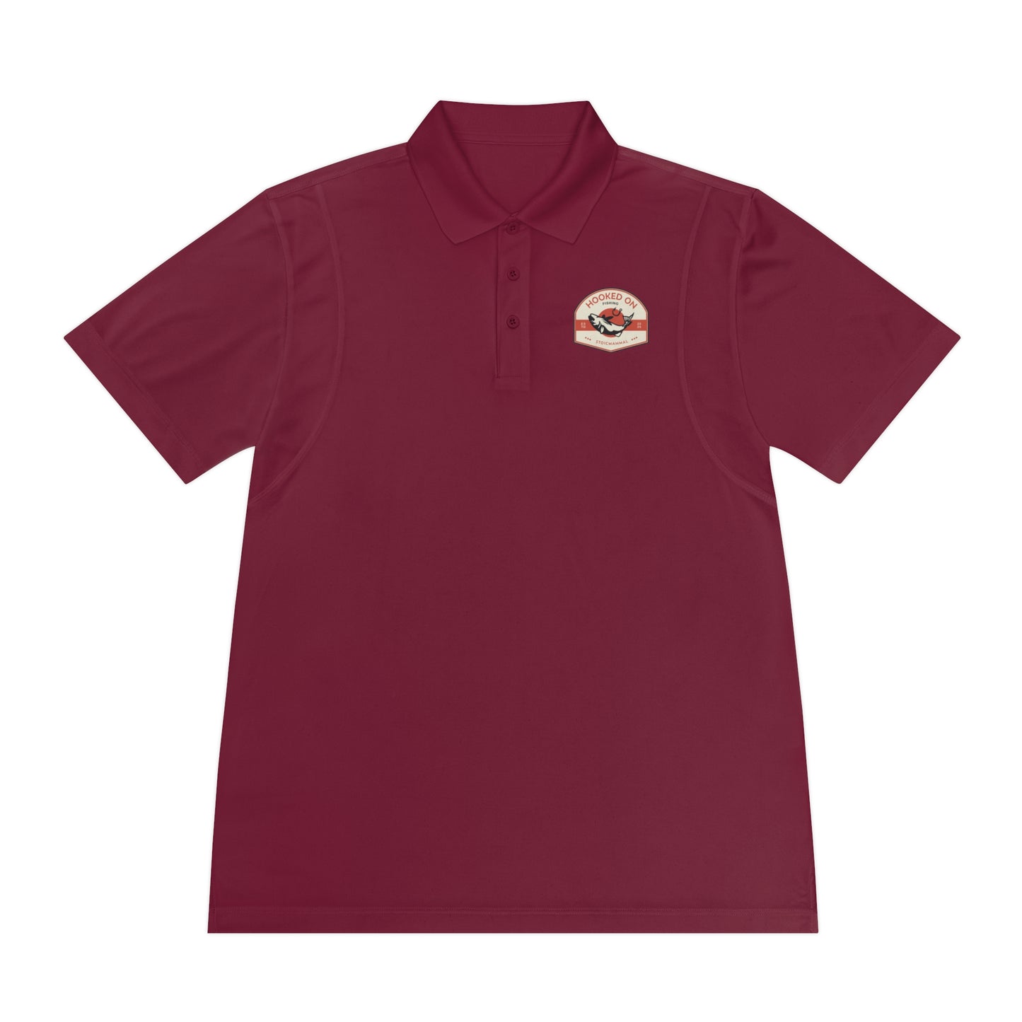 Hooked On Fishing Sport Polo Shirt