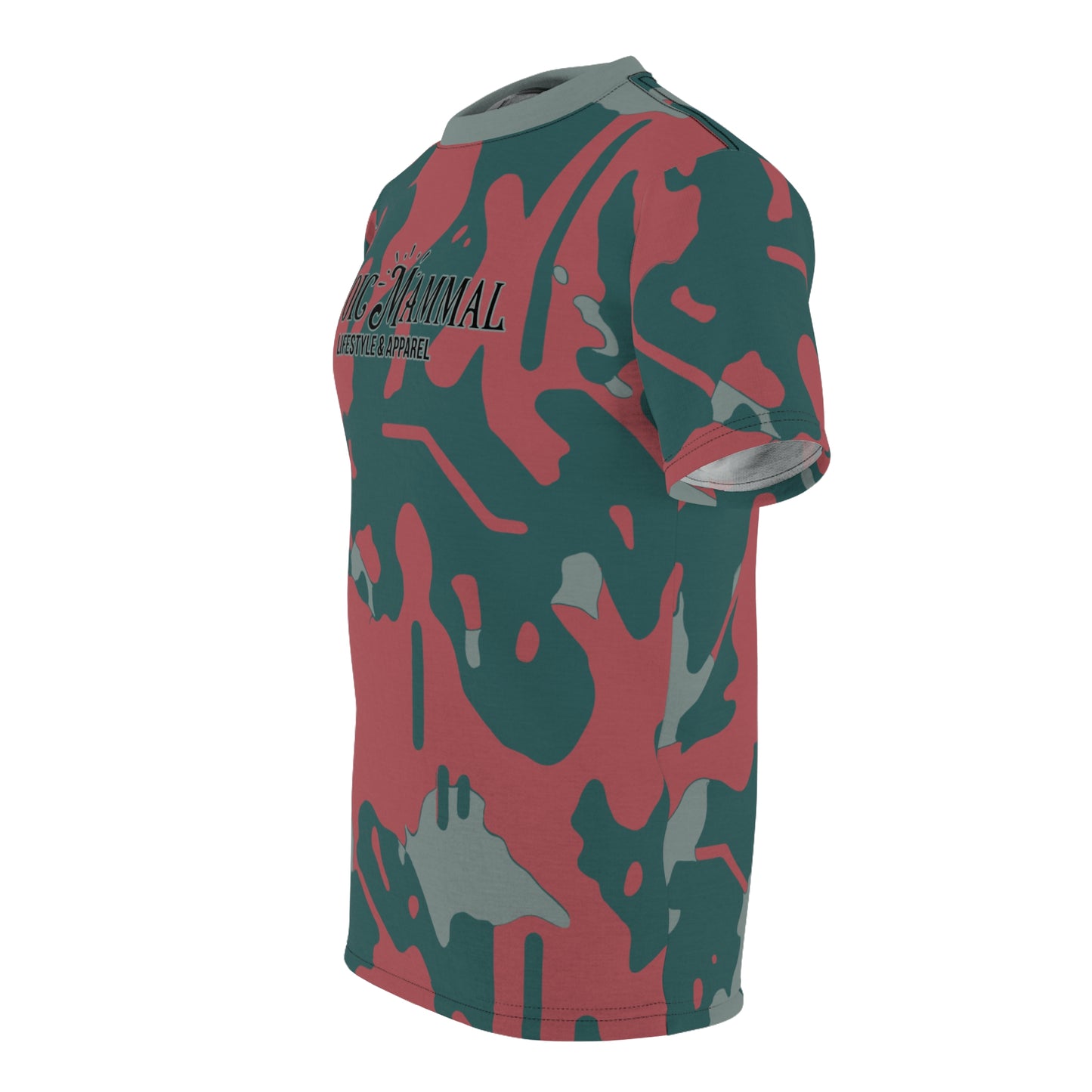 Crimson Digi Camouflage Stoic Mammal Lifestyle Apparel Tee