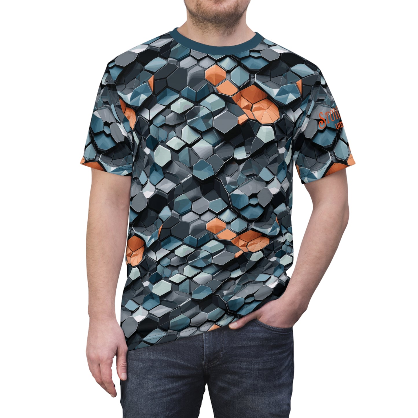 Nocturne Hex Camo Tactical Hexagonal Blend Cut & Sew Tee