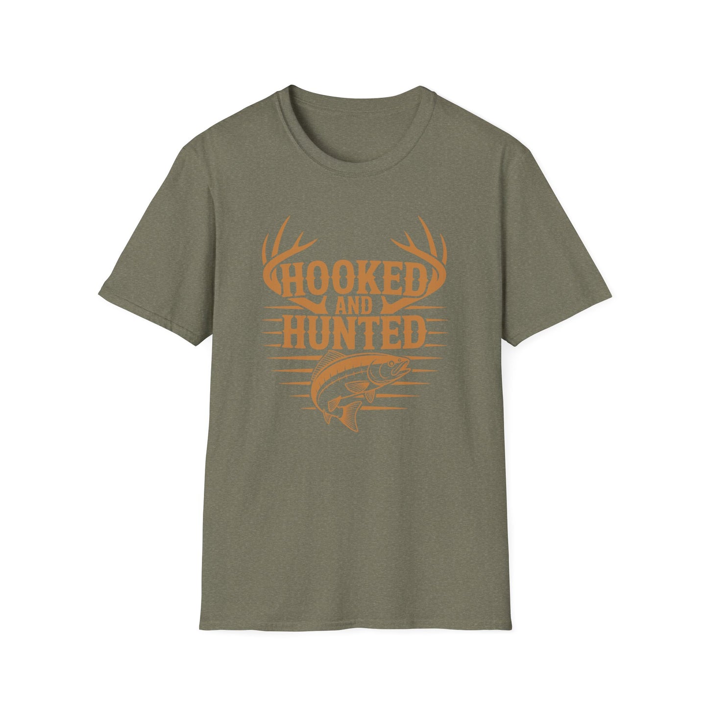 Hooked and Hunted Minimal T Shirt
