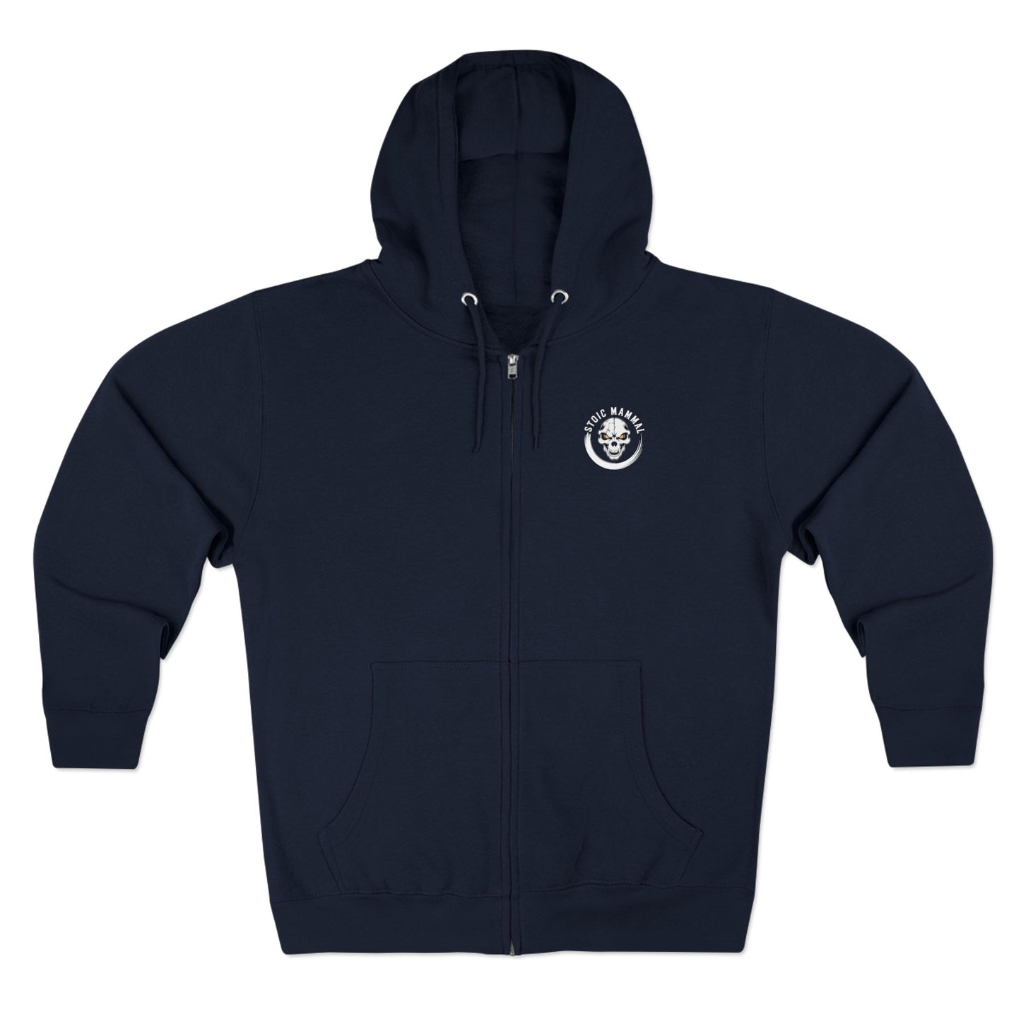 Brave the Night Hoodie, Unisex Zip Front Sweatshirt
