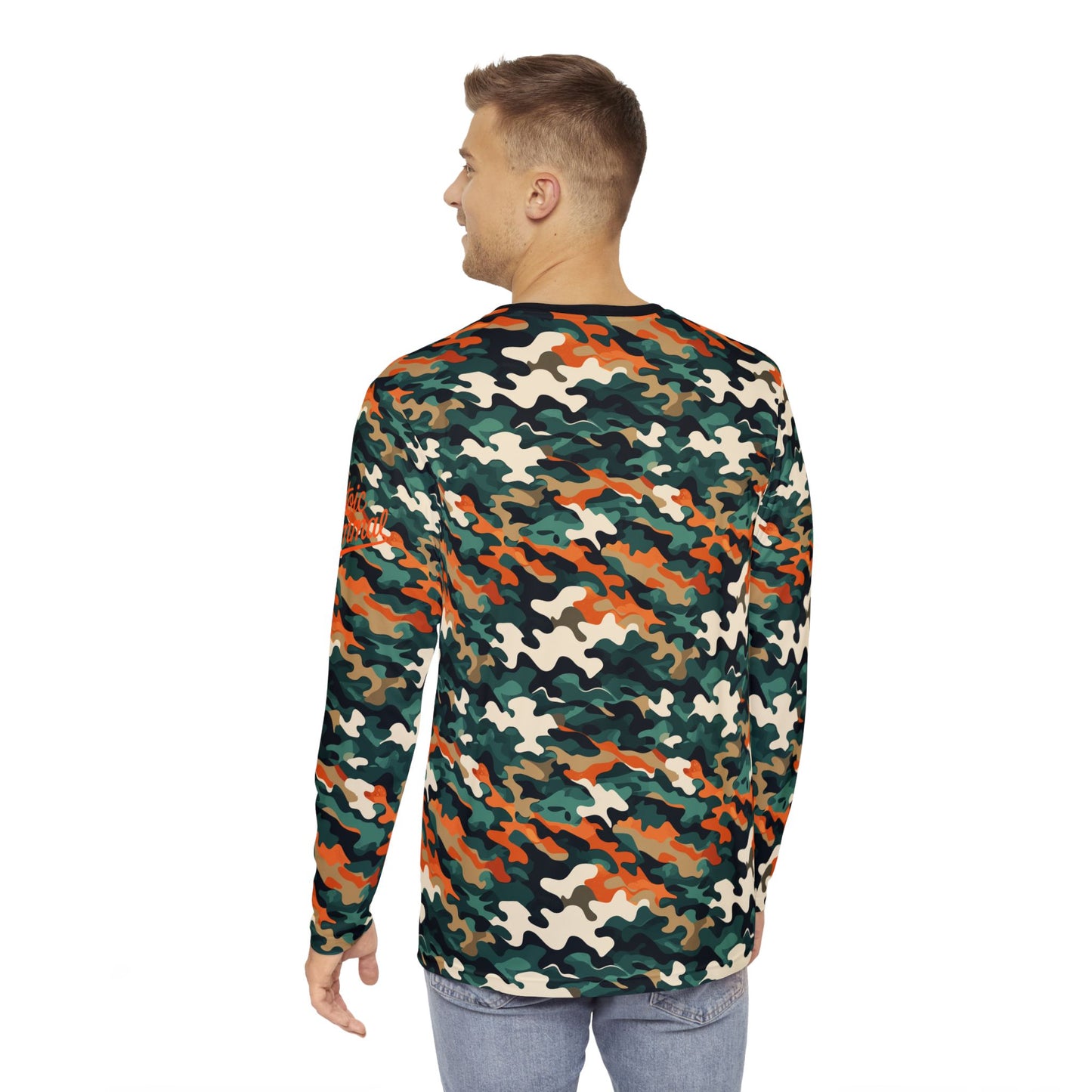 Woodland Mirage Digital Camo Stealth Tactical Long Sleeve Shirt