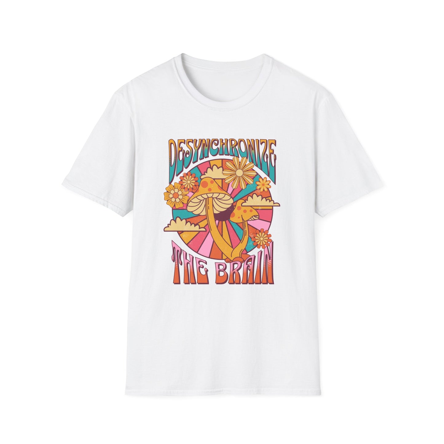 Desynchronize the Brain Support Psilocybin Research T-Shirt