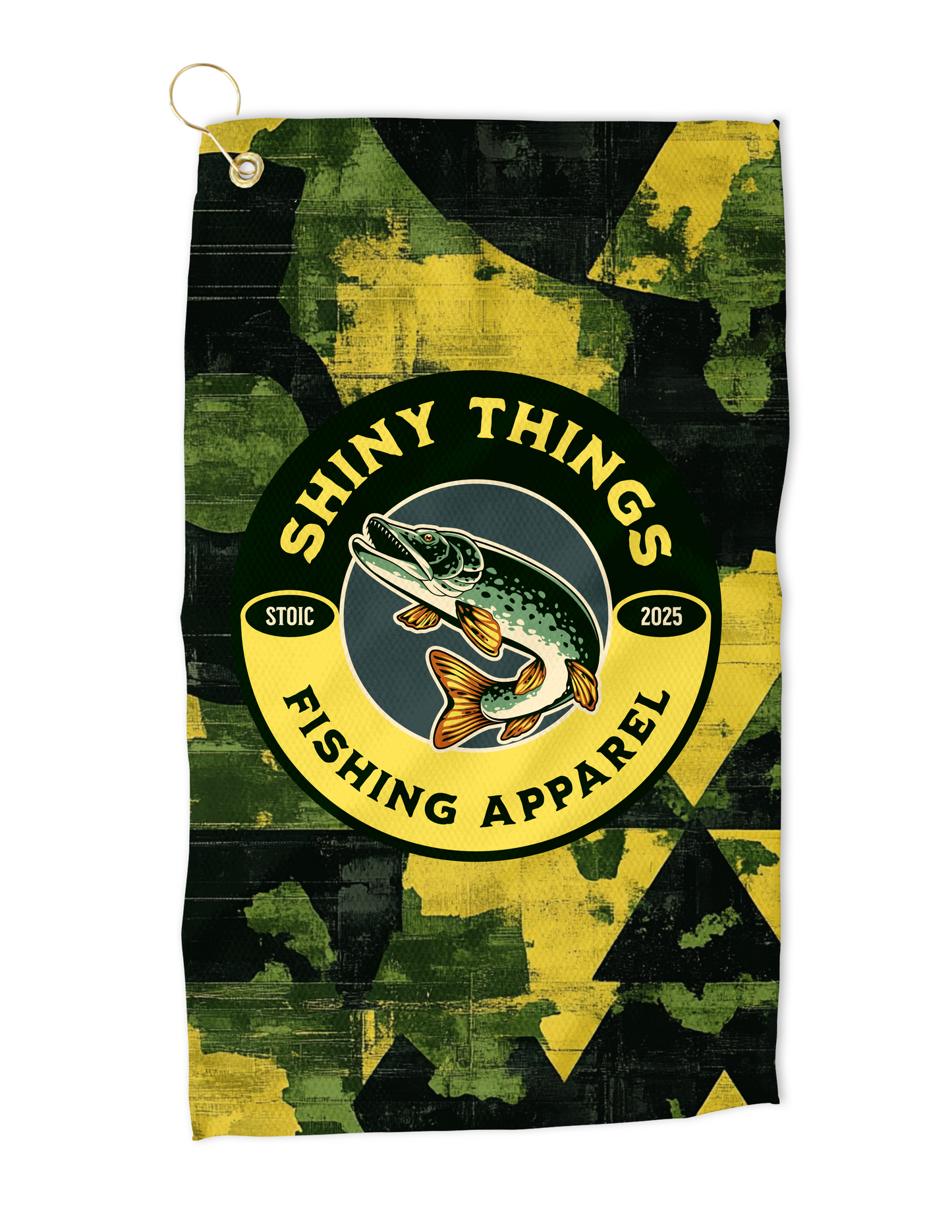 Shiny Things Fishing Golf Towel