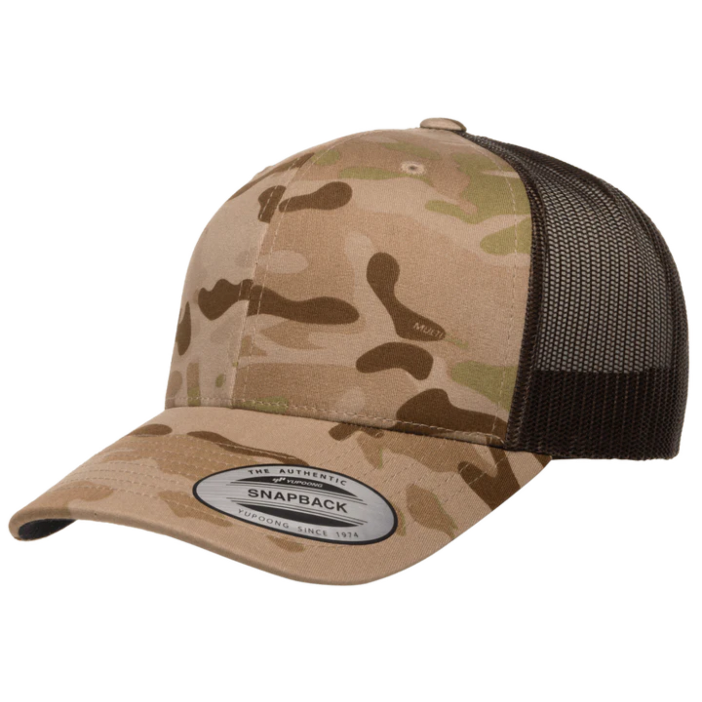 Kandahar Veterans Only Club Arid Brown Multicam Trucker Hat