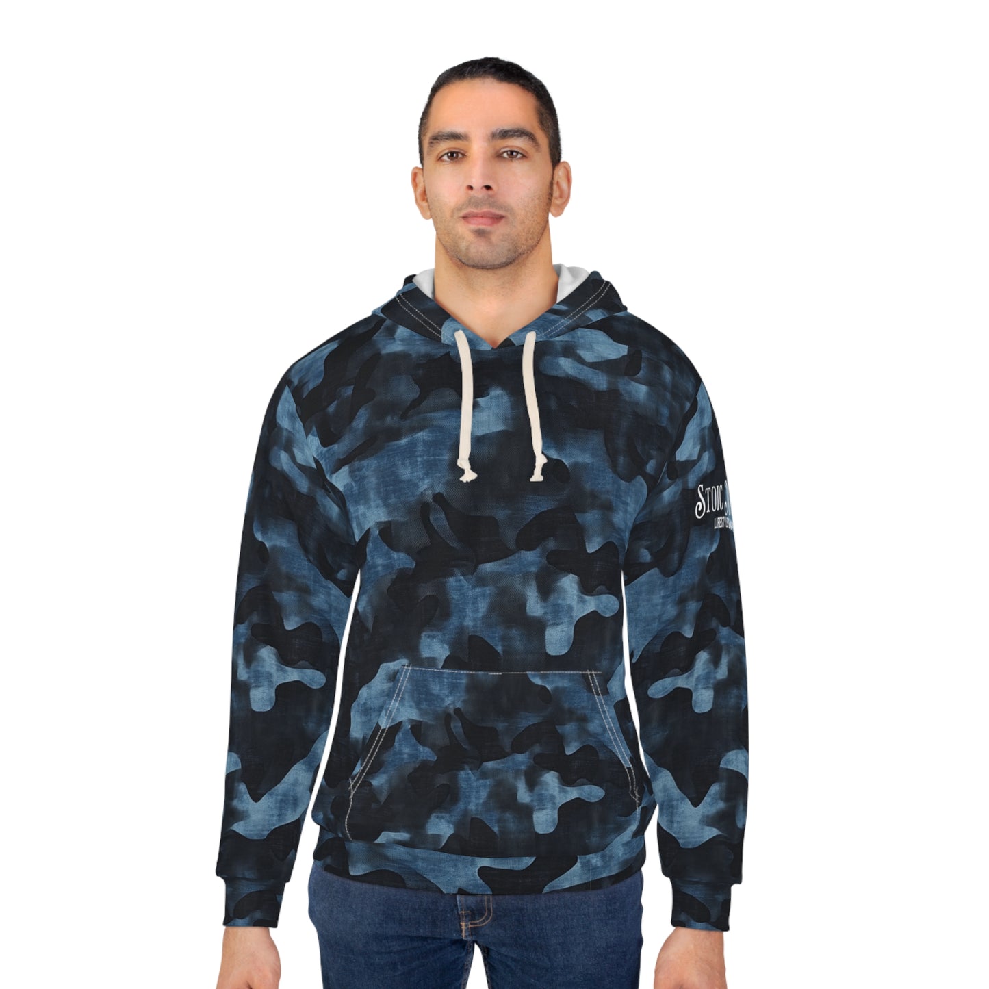 Shadow Abyss Camo Unisex Pullover Hoodie