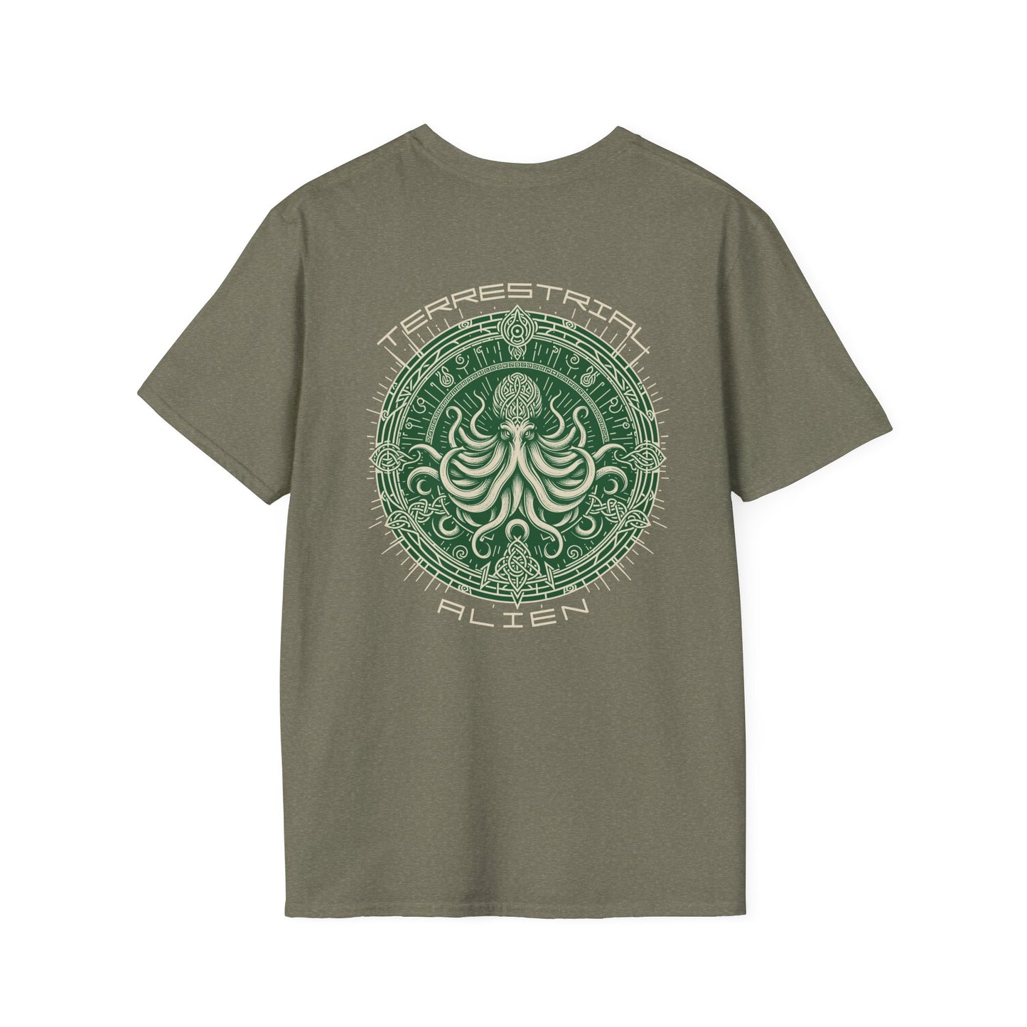 Terrestrial Alien Celtic Kraken Deep Knot Tee T-Shirt
