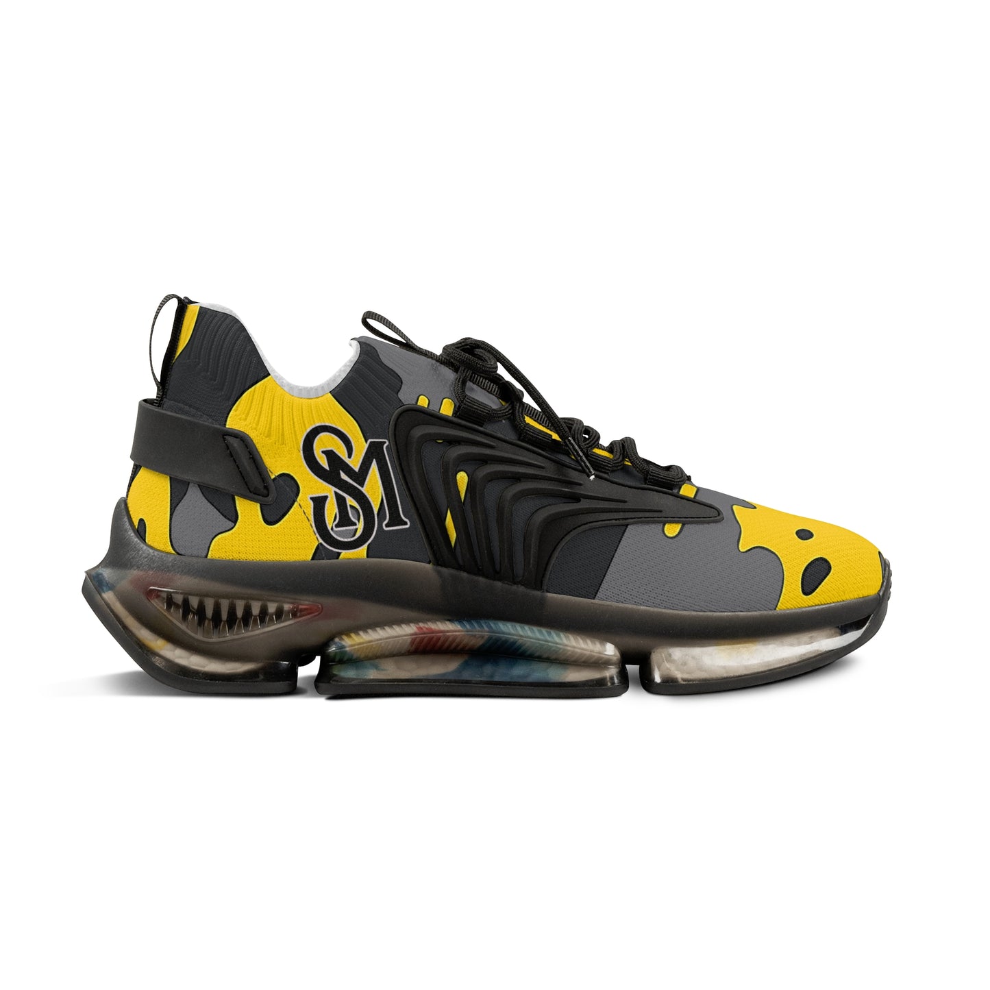Hazard Camo Men's Mesh Sneakers