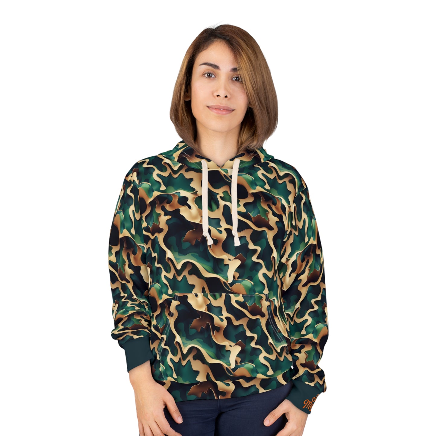 Adaptive Woodland Rebirth Camo Stealth Tactical Unisex Pullover Hoodie