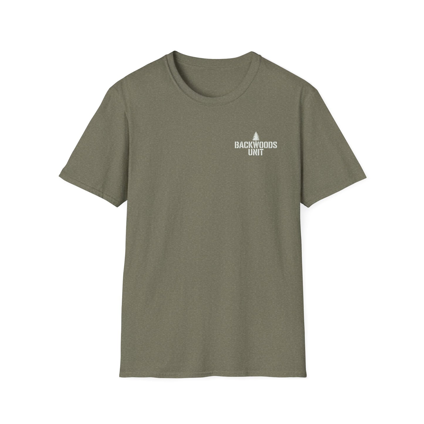 Backwoods Unit T-Shirt Front and Back