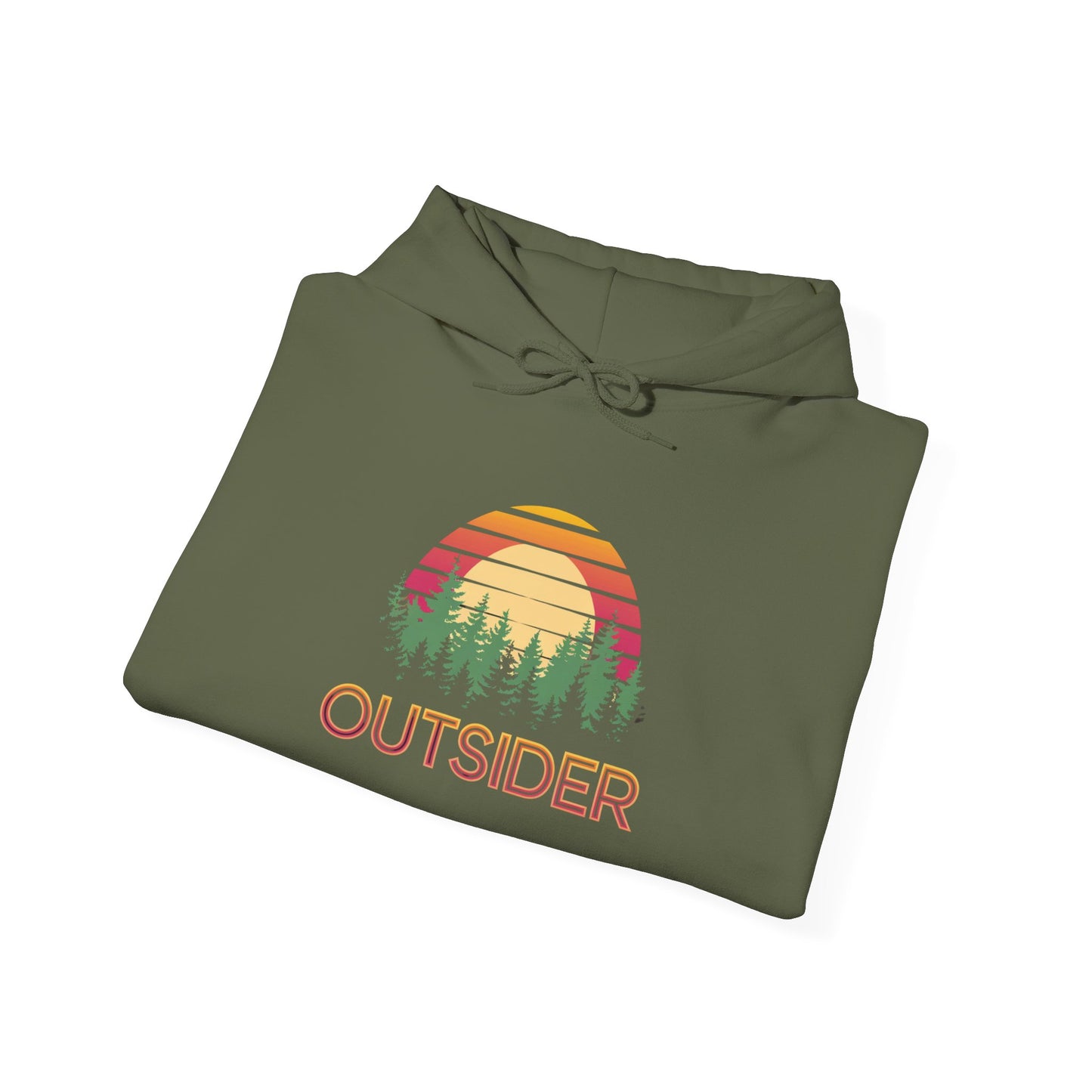 Outsider Retro Sun Enthusiast Unisex Heavy Blend™ Hooded Sweatshirt