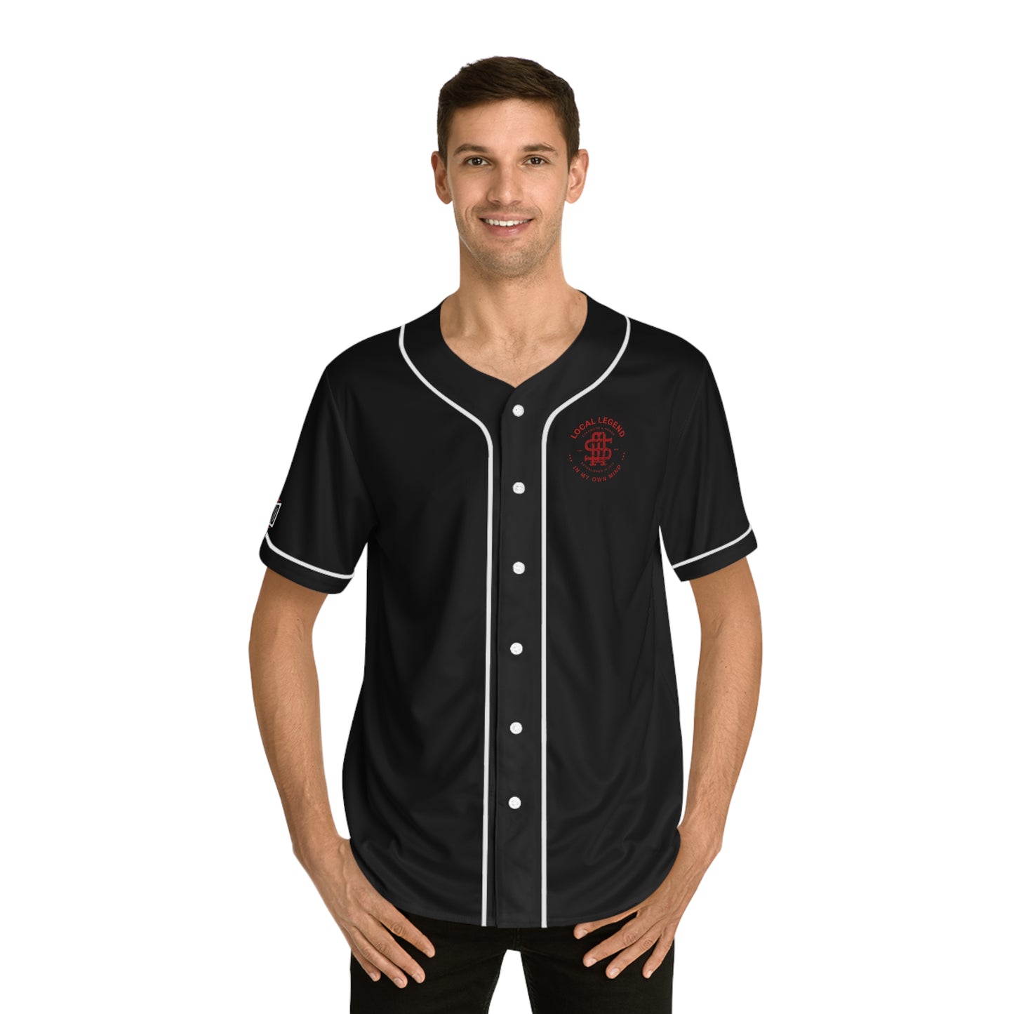 Local Legend Men's Baseball Jersey - Stoic Wolf Sporty Apparel