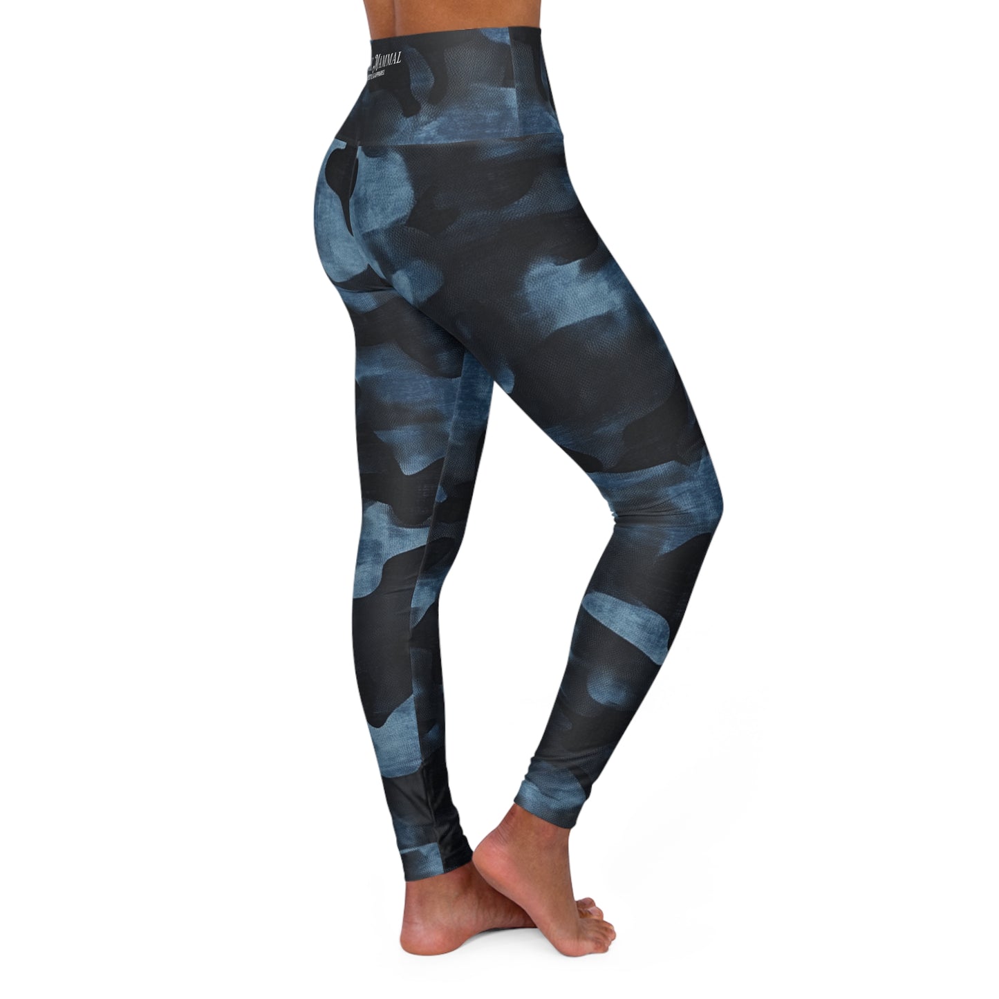 Shadow Abyss High Waisted Yoga Leggings