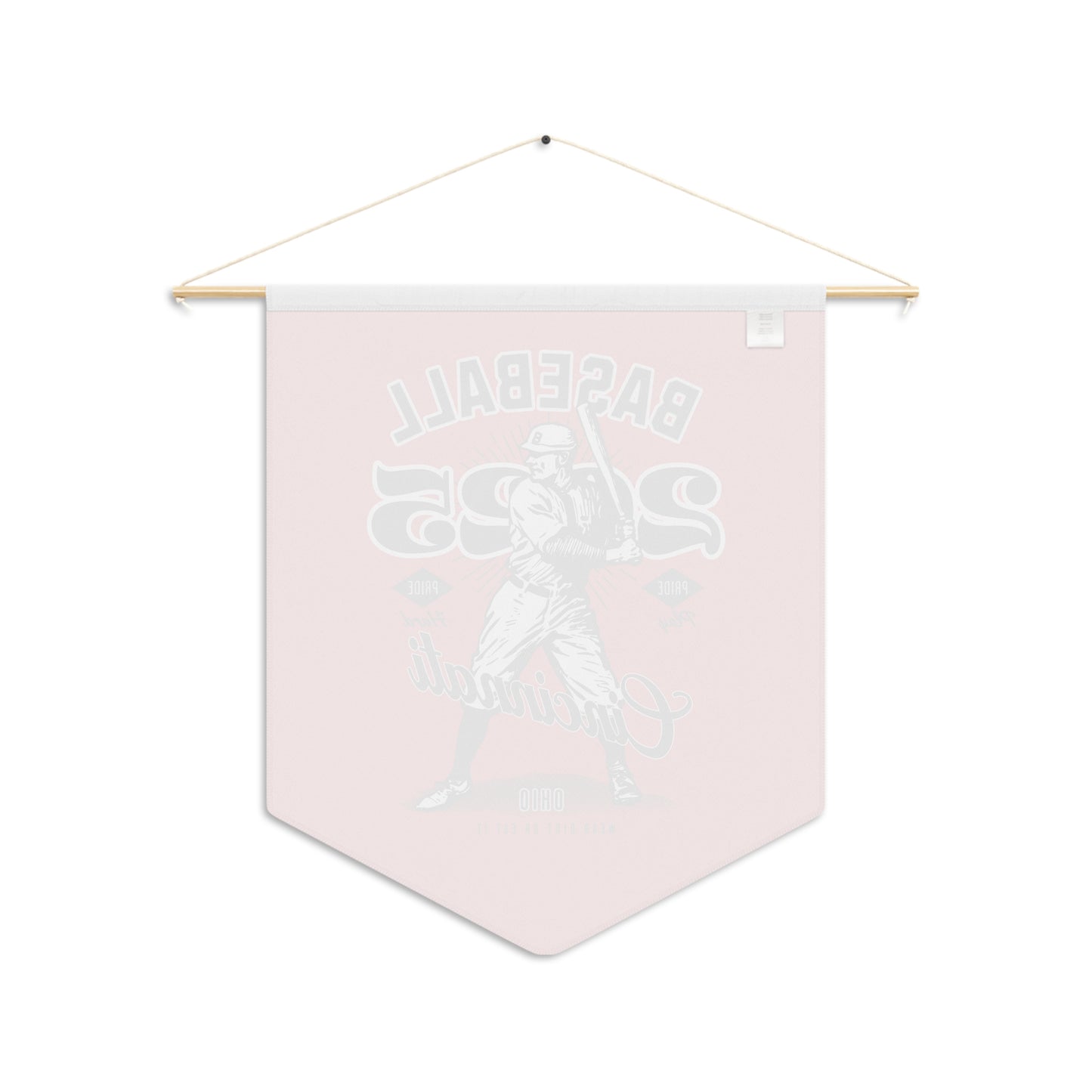 Baseball Pride Pennant - Cincinnati 2025 Wall Decor