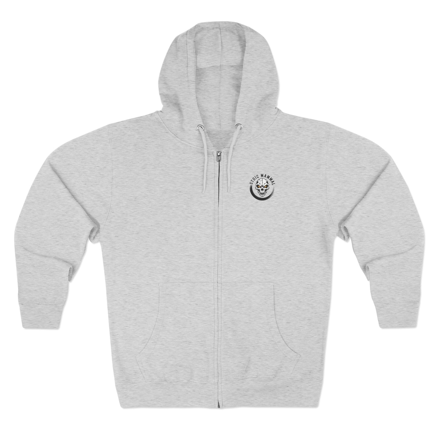 Brave the Night Hoodie, Unisex Zip Front Sweatshirt