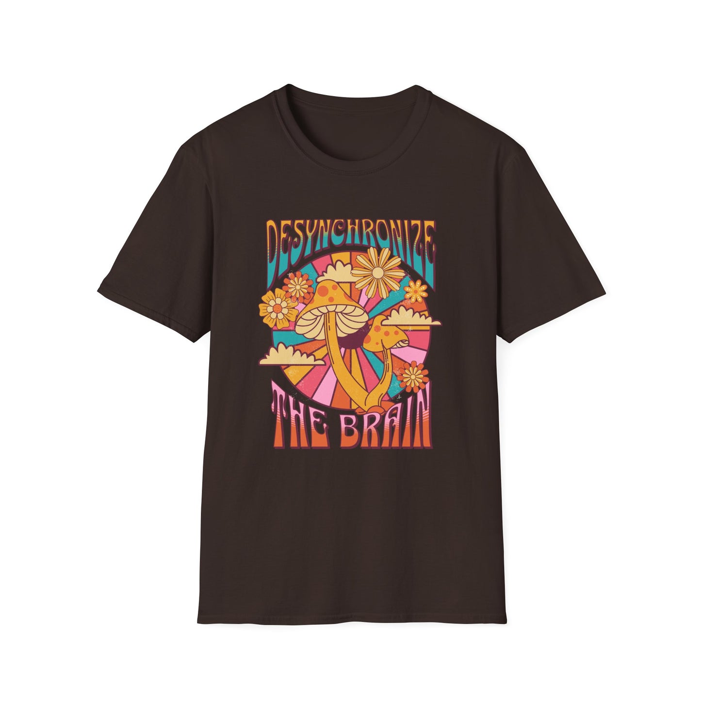 Desynchronize the Brain Support Psilocybin Research T-Shirt
