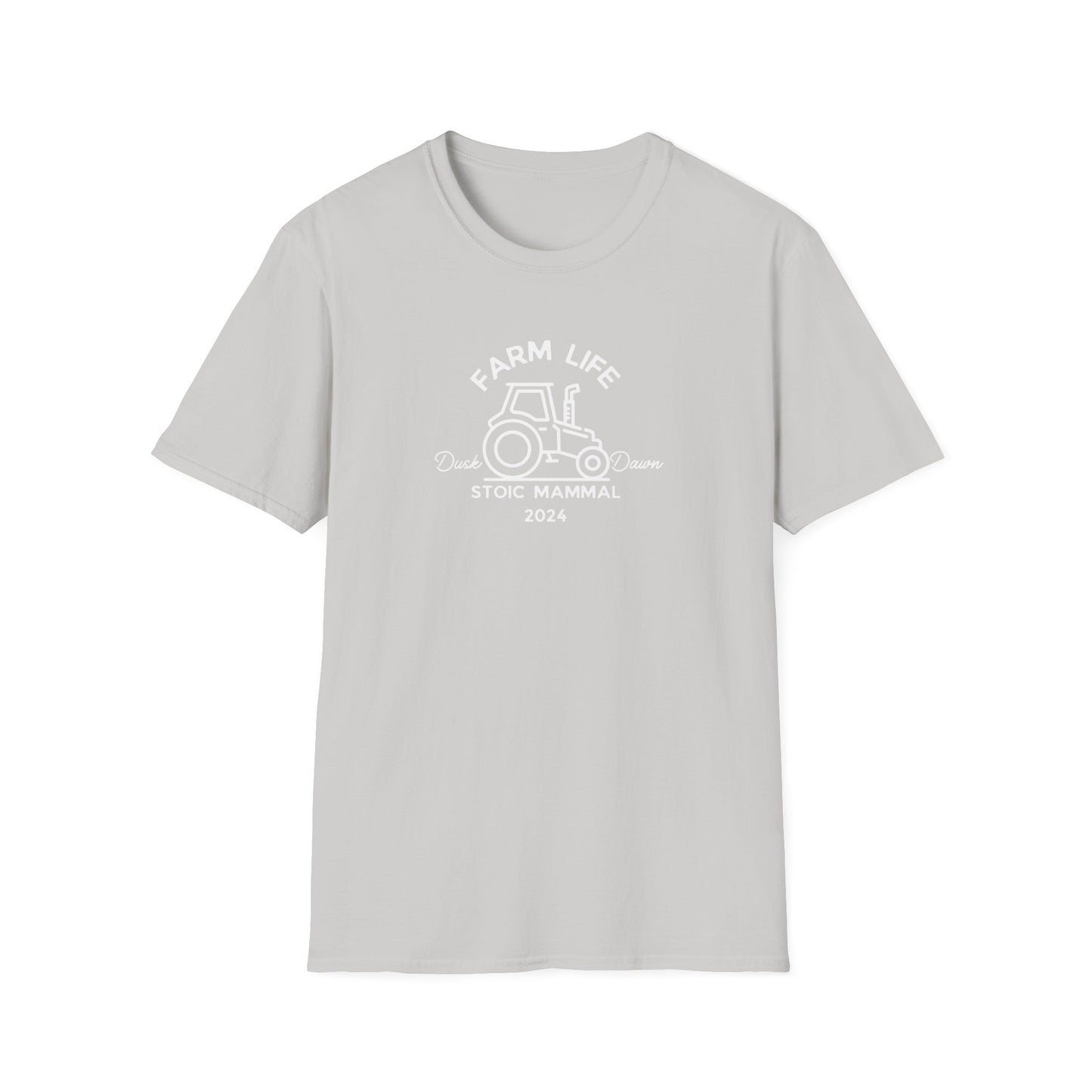 Farm Life Tractor Logo T-Shirt