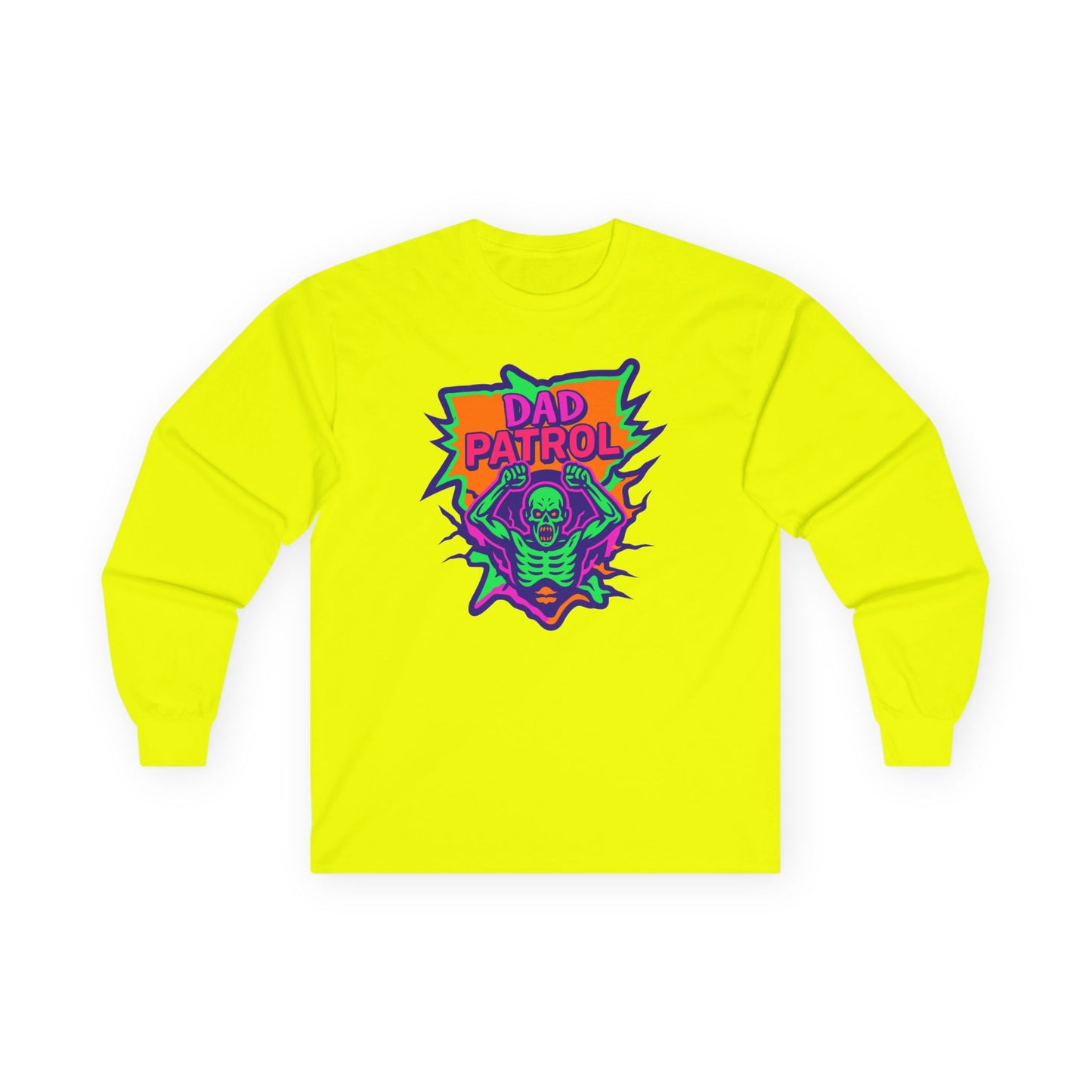 Halloween Dad Patrol Trick or Treat Zombie Graphic Tee