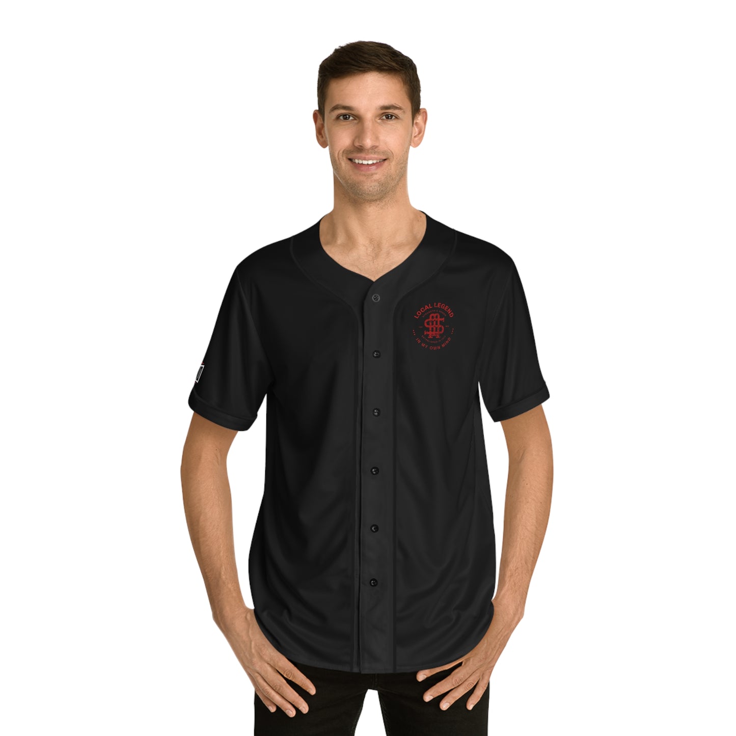 Local Legend Men's Baseball Jersey - Stoic Wolf Sporty Apparel
