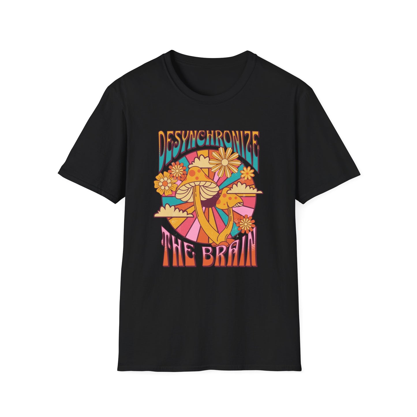 Desynchronize the Brain Support Psilocybin Research T-Shirt
