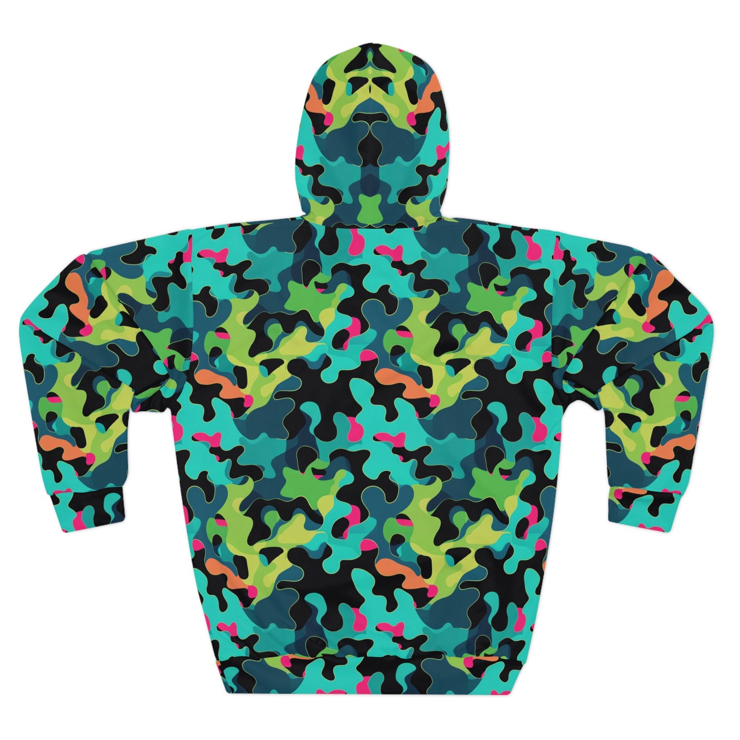Toxic Jungle Digital Camo Stealth Tactical Unisex Pullover Hoodie