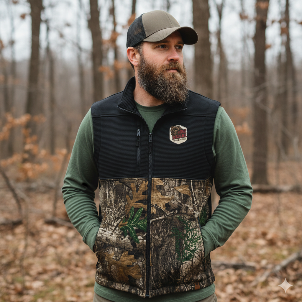 Vintage Built For Strength Soft Shell Vest | Realtree Camo