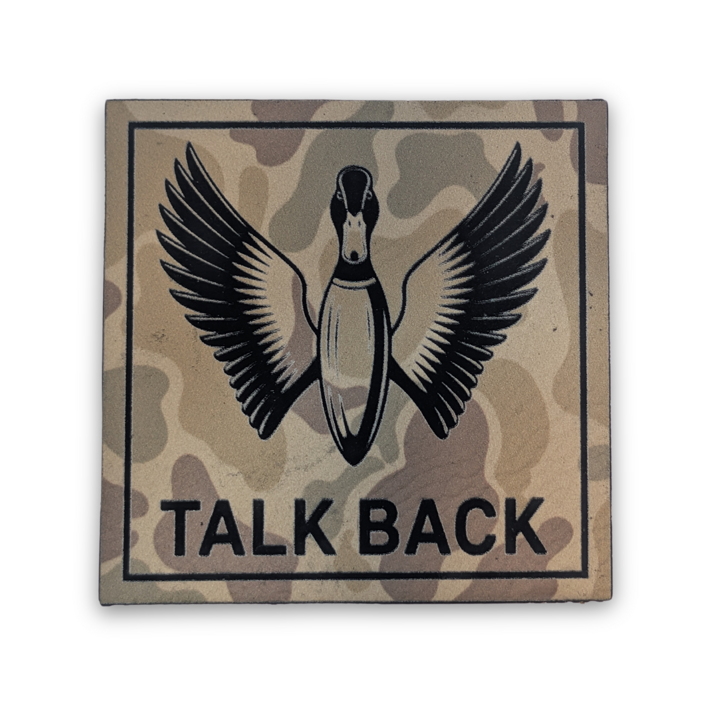 Talk Back Duck Hunter Camo Trucker Hat