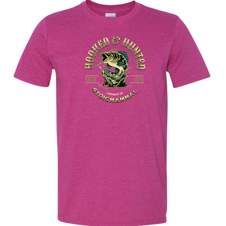 Hooked & Hunted Fishing T-Shirt