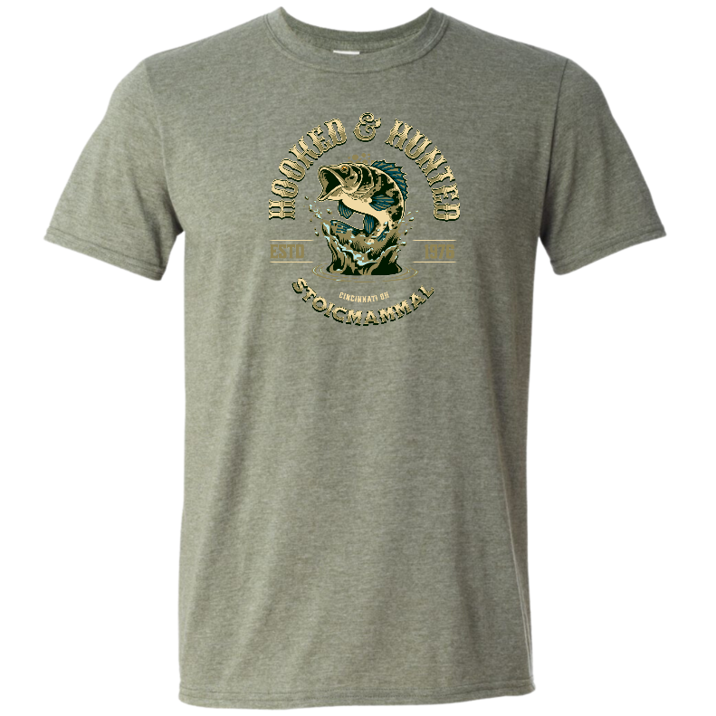 Hooked & Hunted Fishing T-Shirt