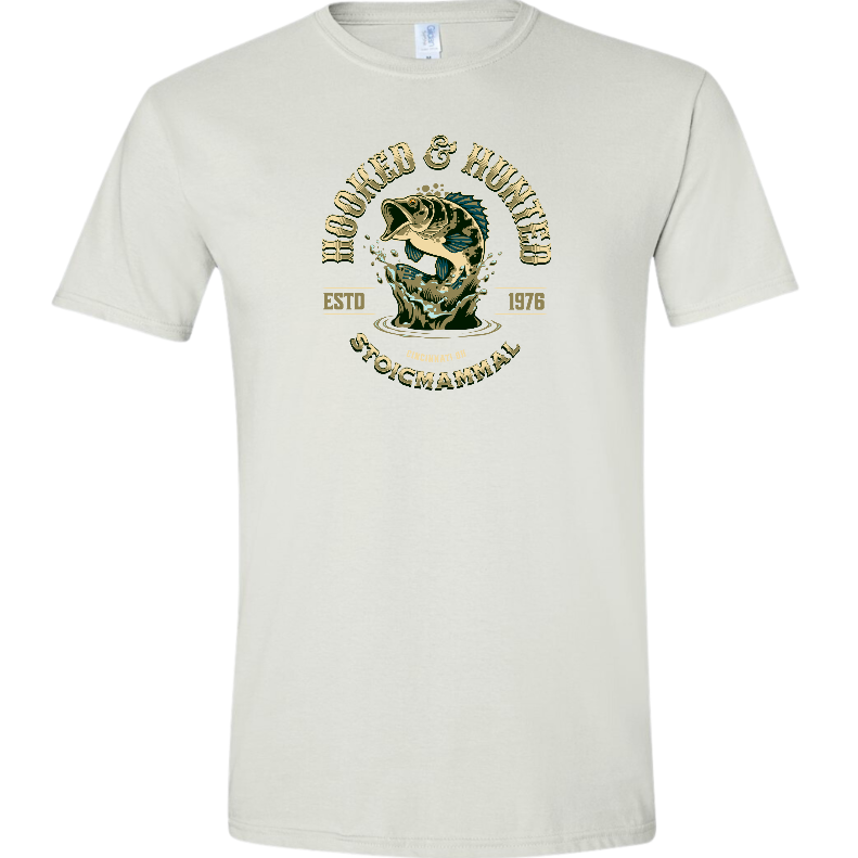 Hooked & Hunted Fishing T-Shirt