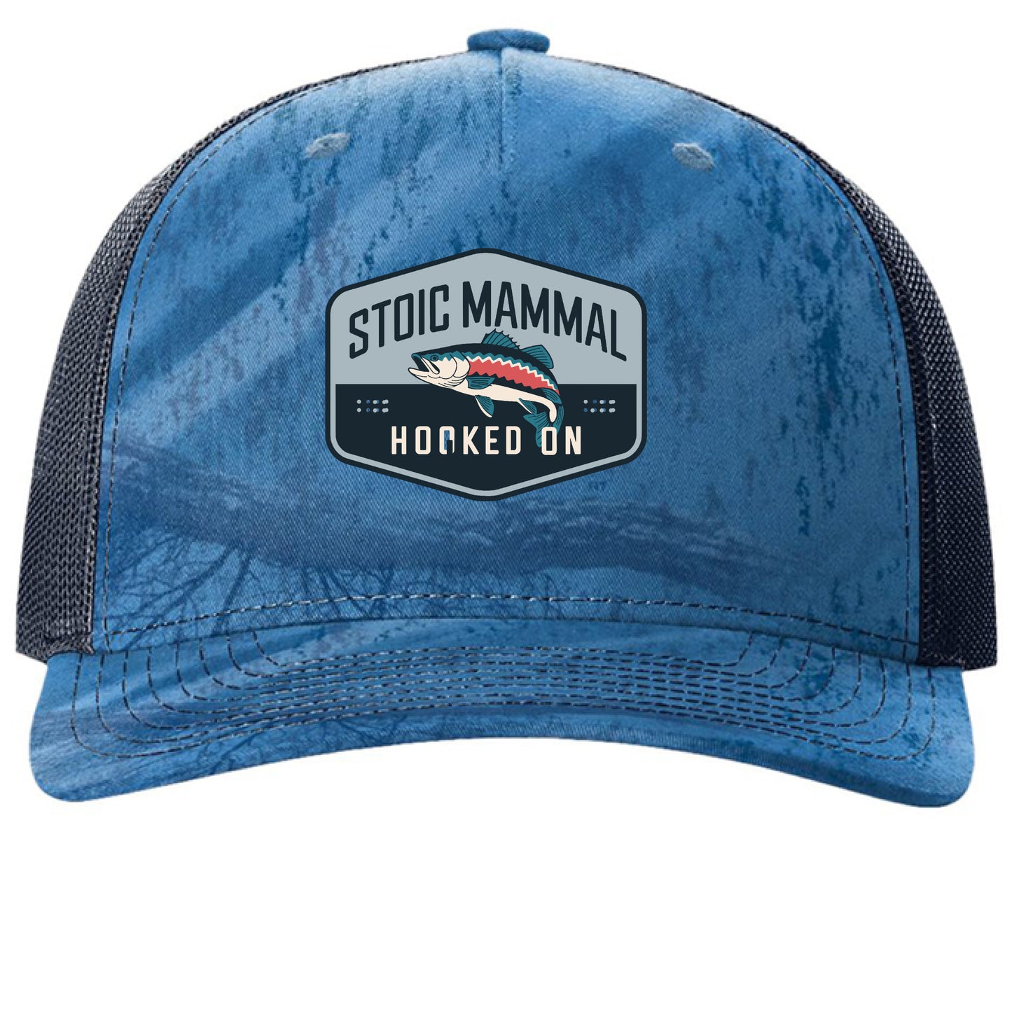 Realtree Fishing Light Blue/ Navy - FRONT