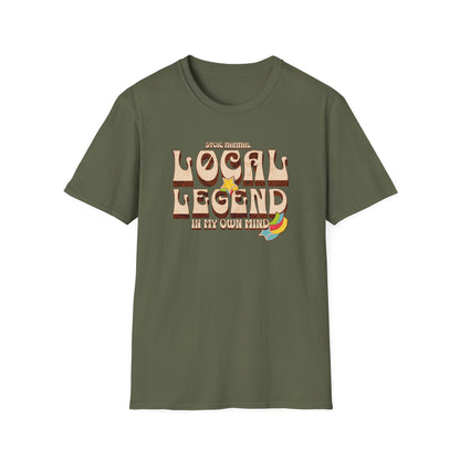 Retro Rock Hippie Style Local Legend Softstyle T-Shirt
