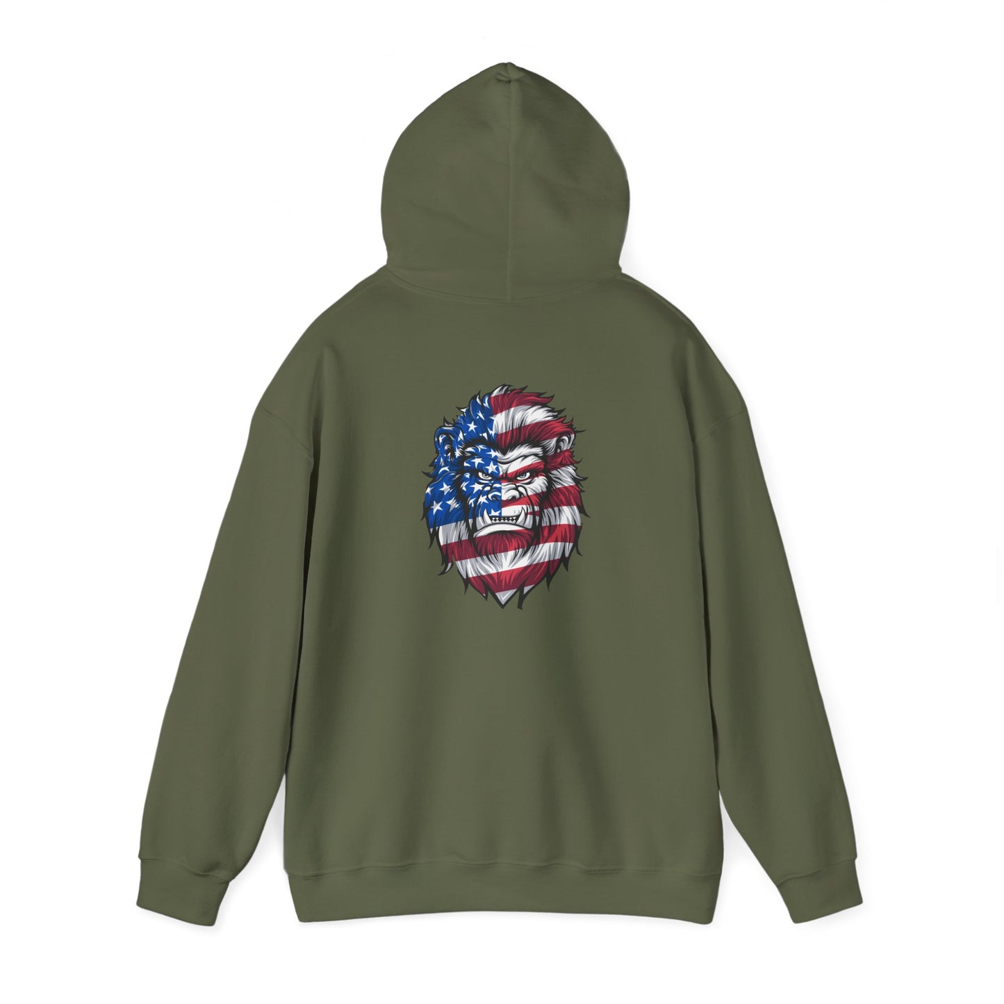 Stoic Mammal AF American Flag Unisex Hooded Sweatshirt