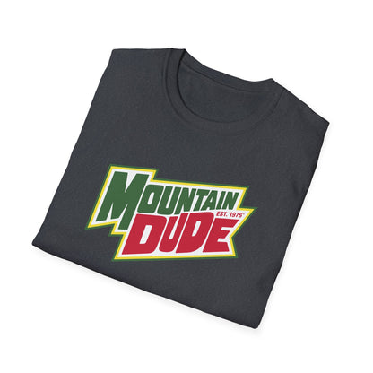 Mountain Dude Graphic T-Shirt, Unisex Tee for Outdoor Lovers, Casual Wear, Gift for Adventurers, Birthday Present, Summer Fashion